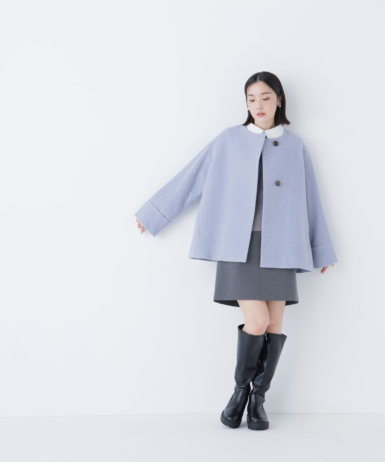  「毎日に&ldquo;ちょうどいい&rdquo;カシミヤ混コート」|ブルゾン・スタジャン|