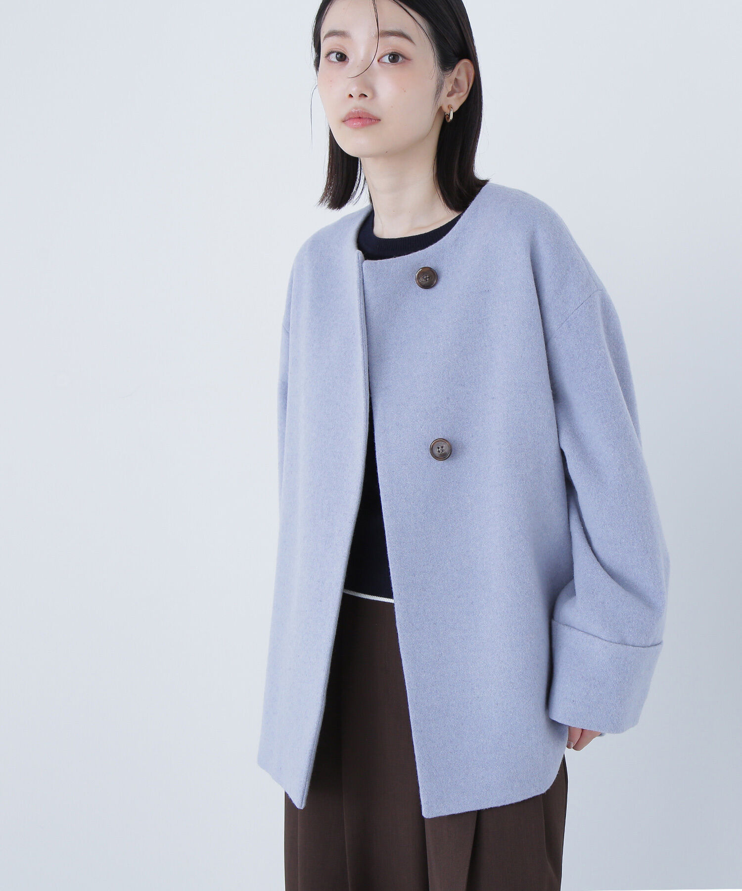  「毎日に&ldquo;ちょうどいい&rdquo;カシミヤ混コート」|ブルゾン・スタジャン|