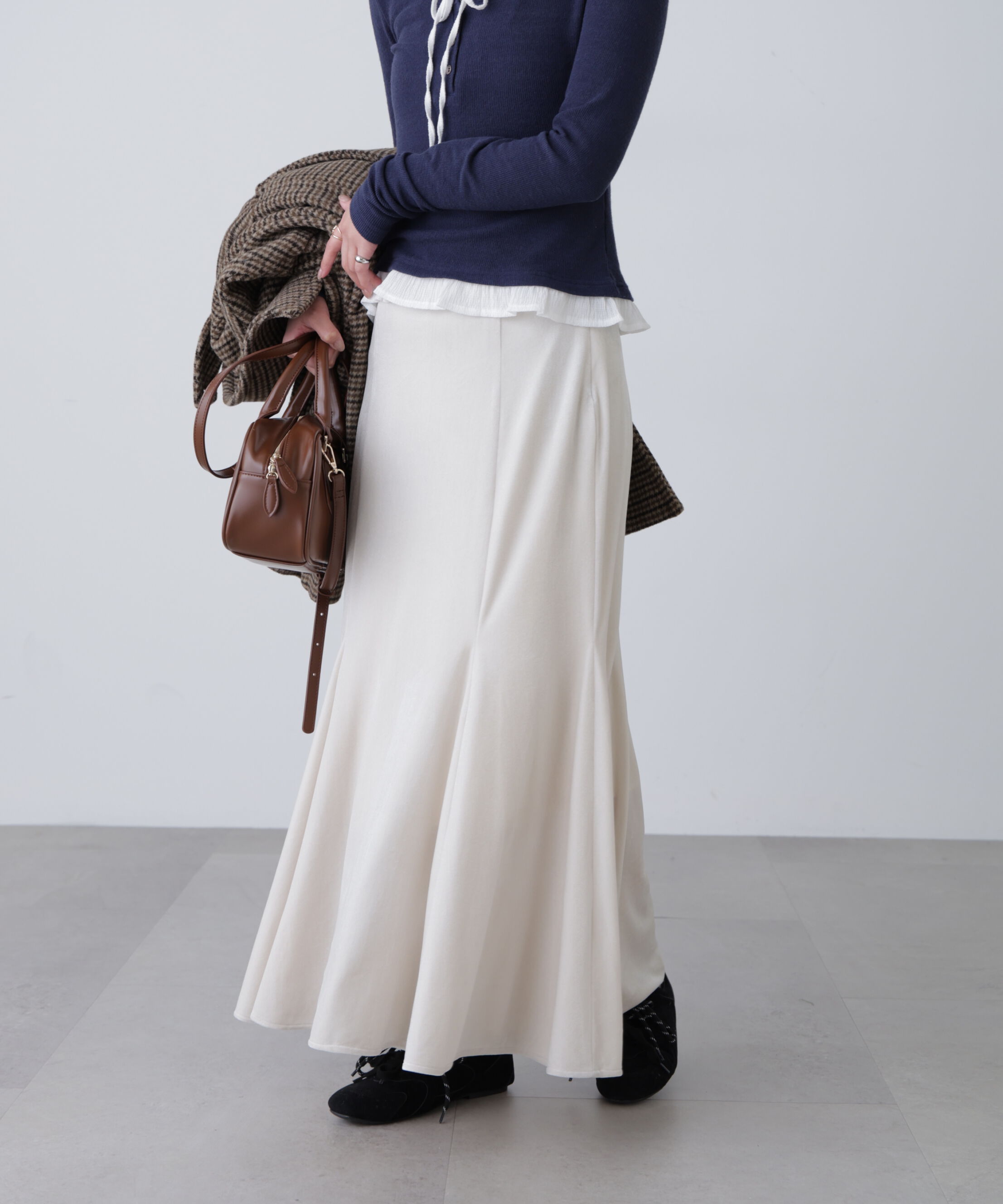  「ベロアマーメイドスカート」|スカート|オフ