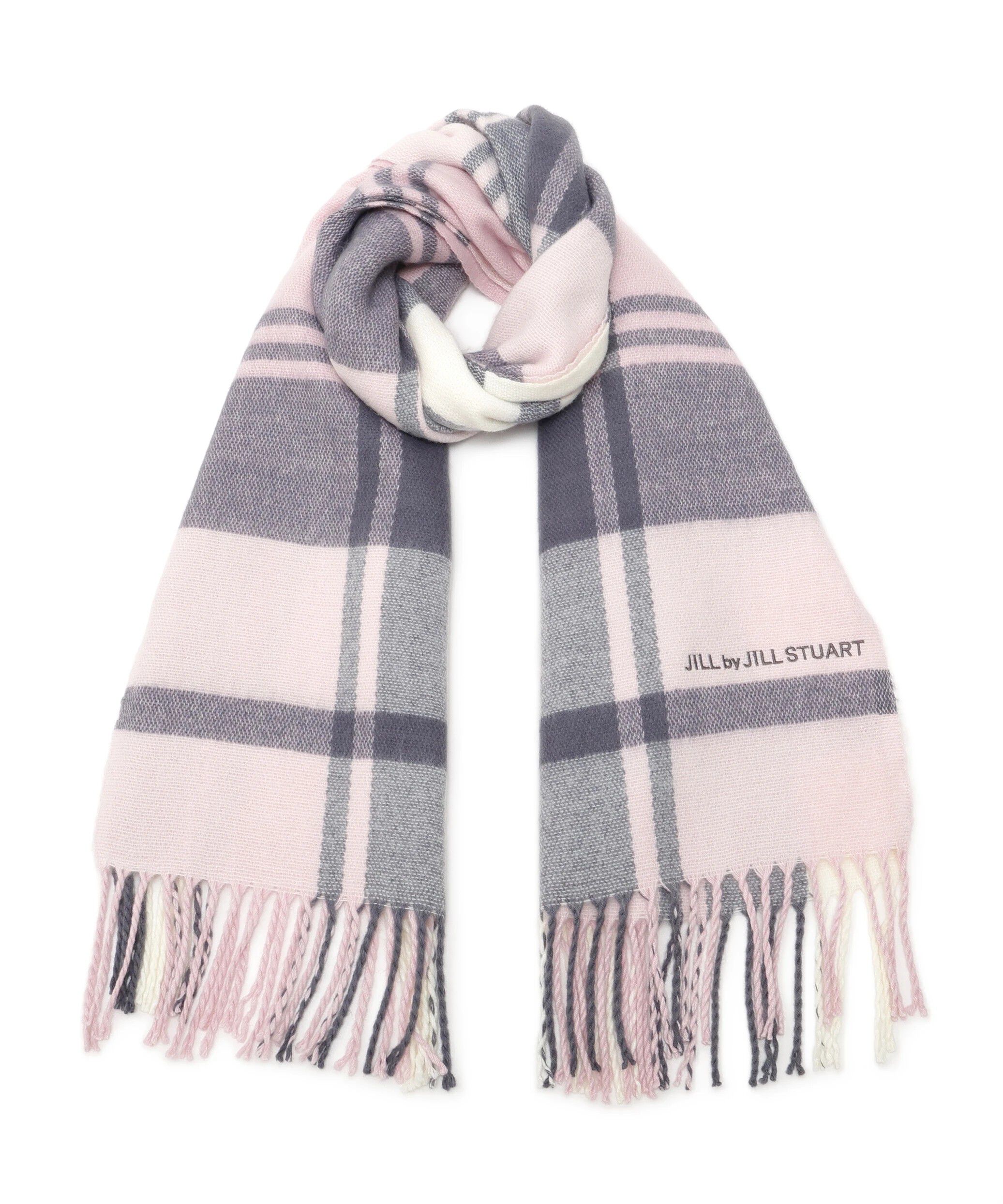  「エンブロイダリーロゴチェックストール」|バンダナ・スカーフ|