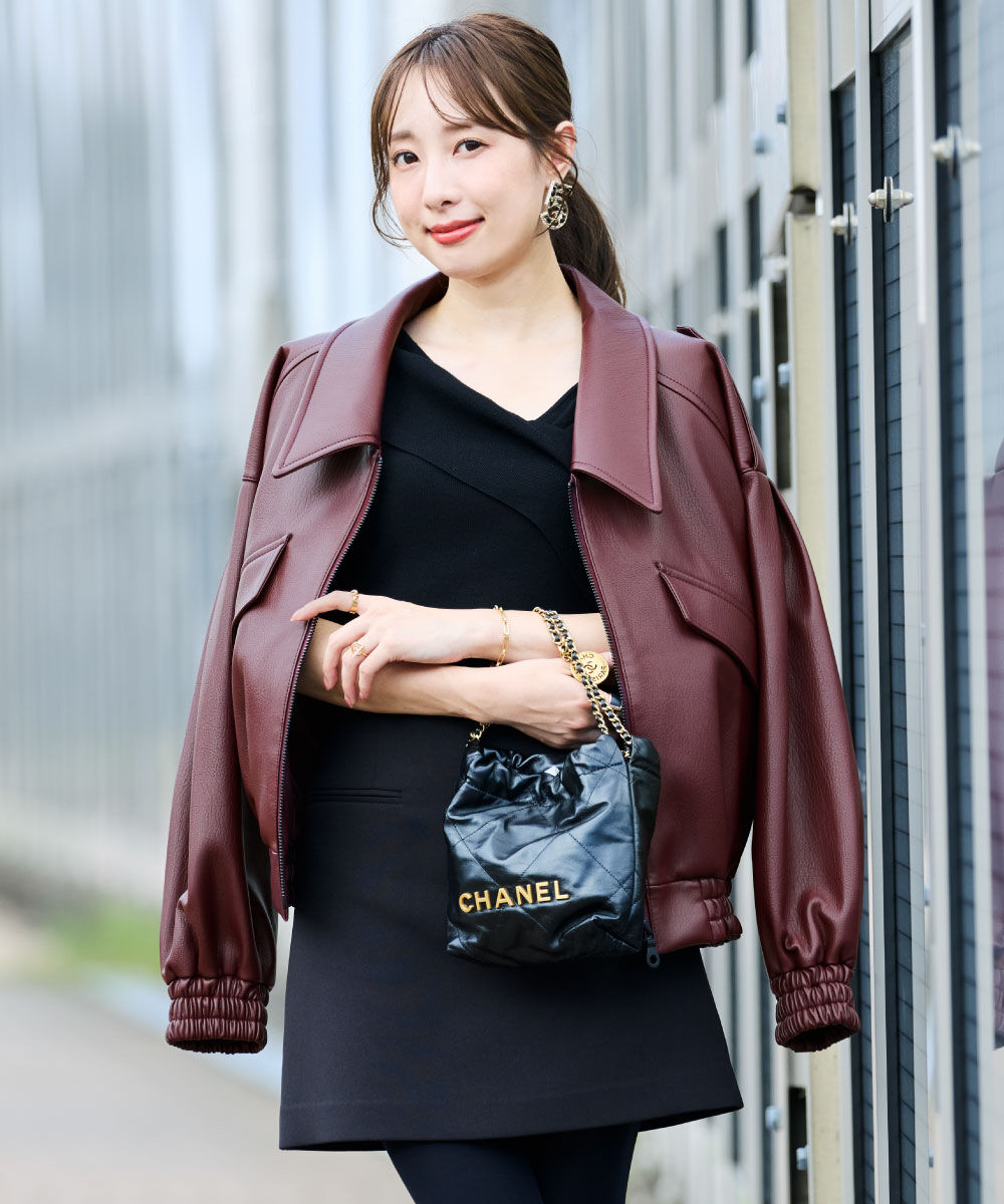  「◆アシンメトリーネックニットプルオーバー」|ニット・セーター|ブラック