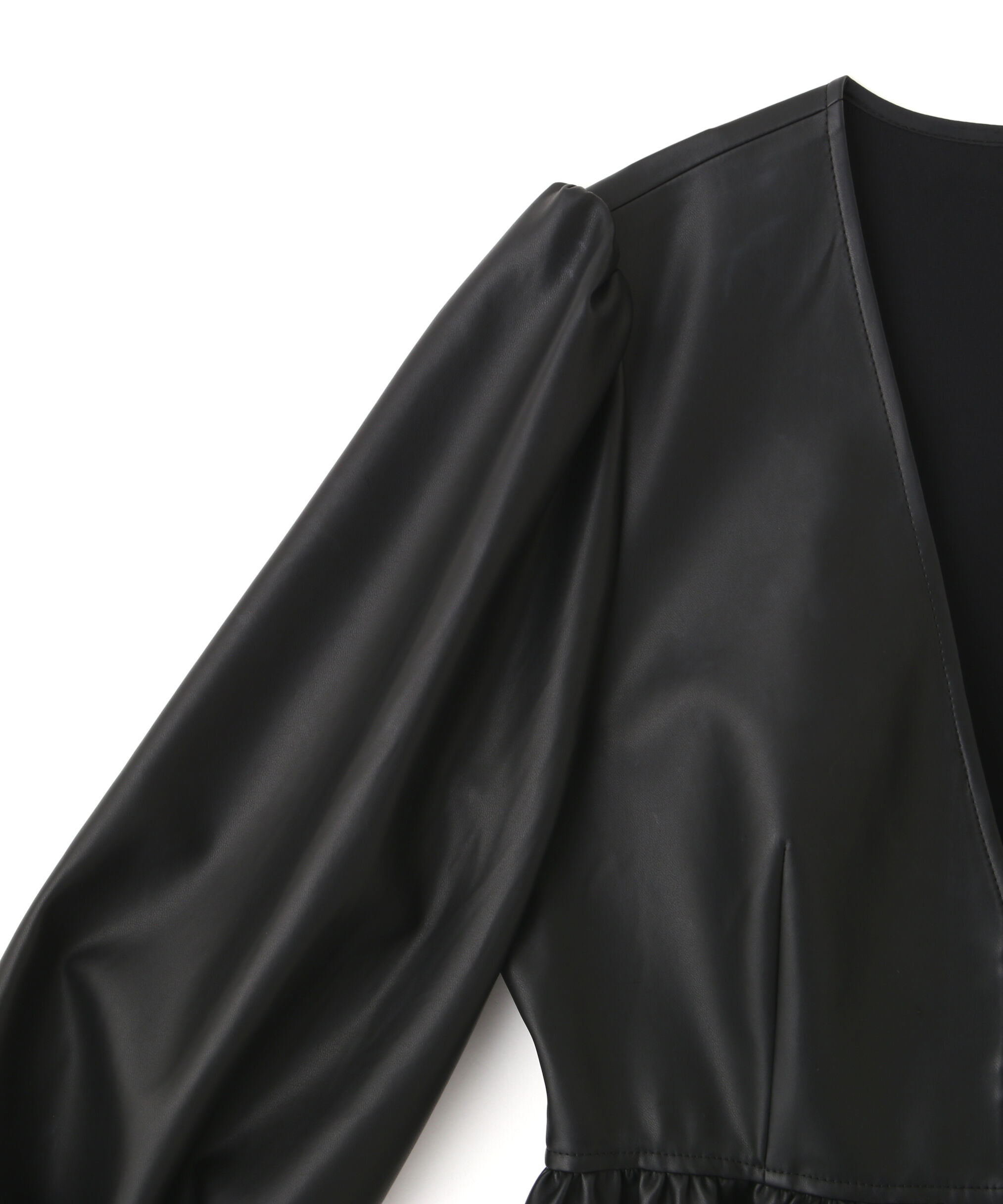  「◆フォーレザーペプラムブラウス」|シャツ・ブラウス|