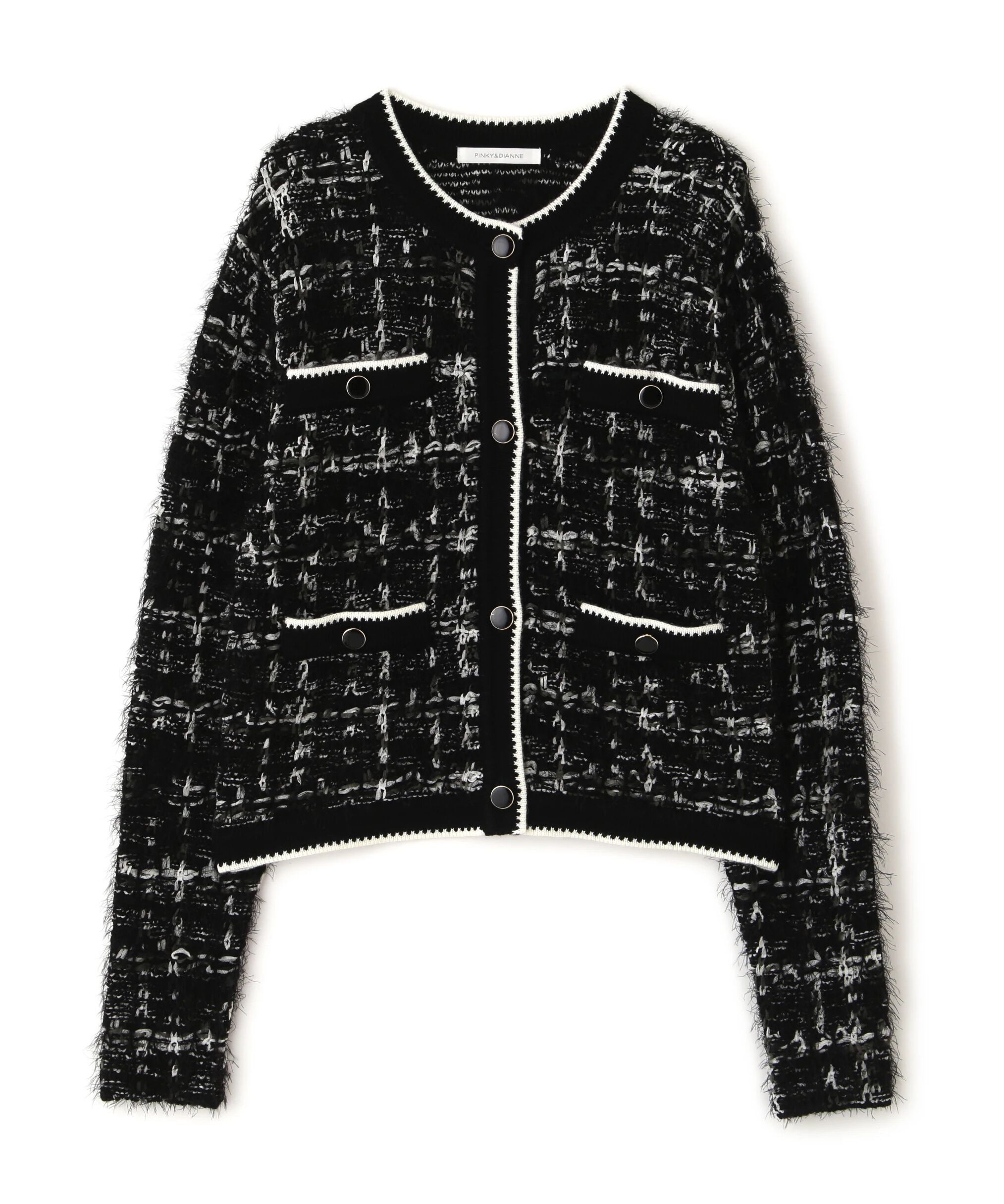  「◆フェザーヤーンツイードニットジャケット」|その他|