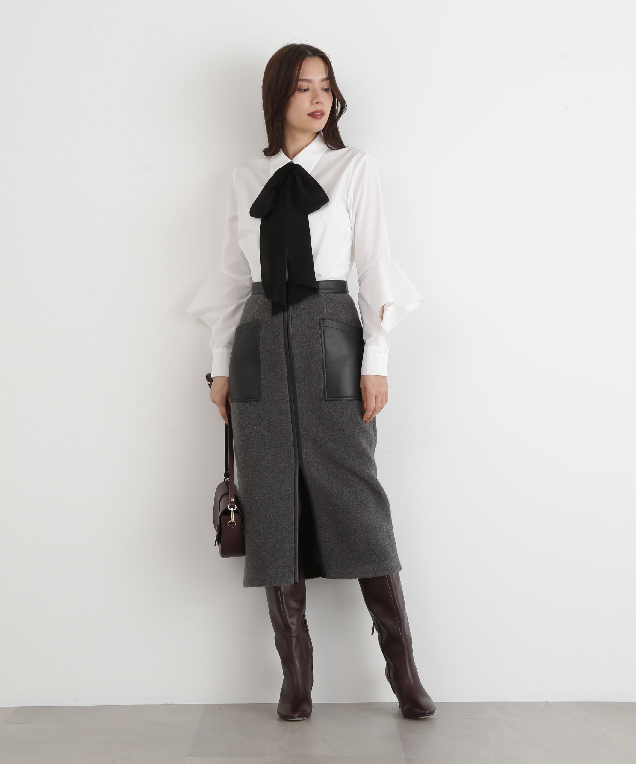  「◆ウールレットジップスカート」|スカート|