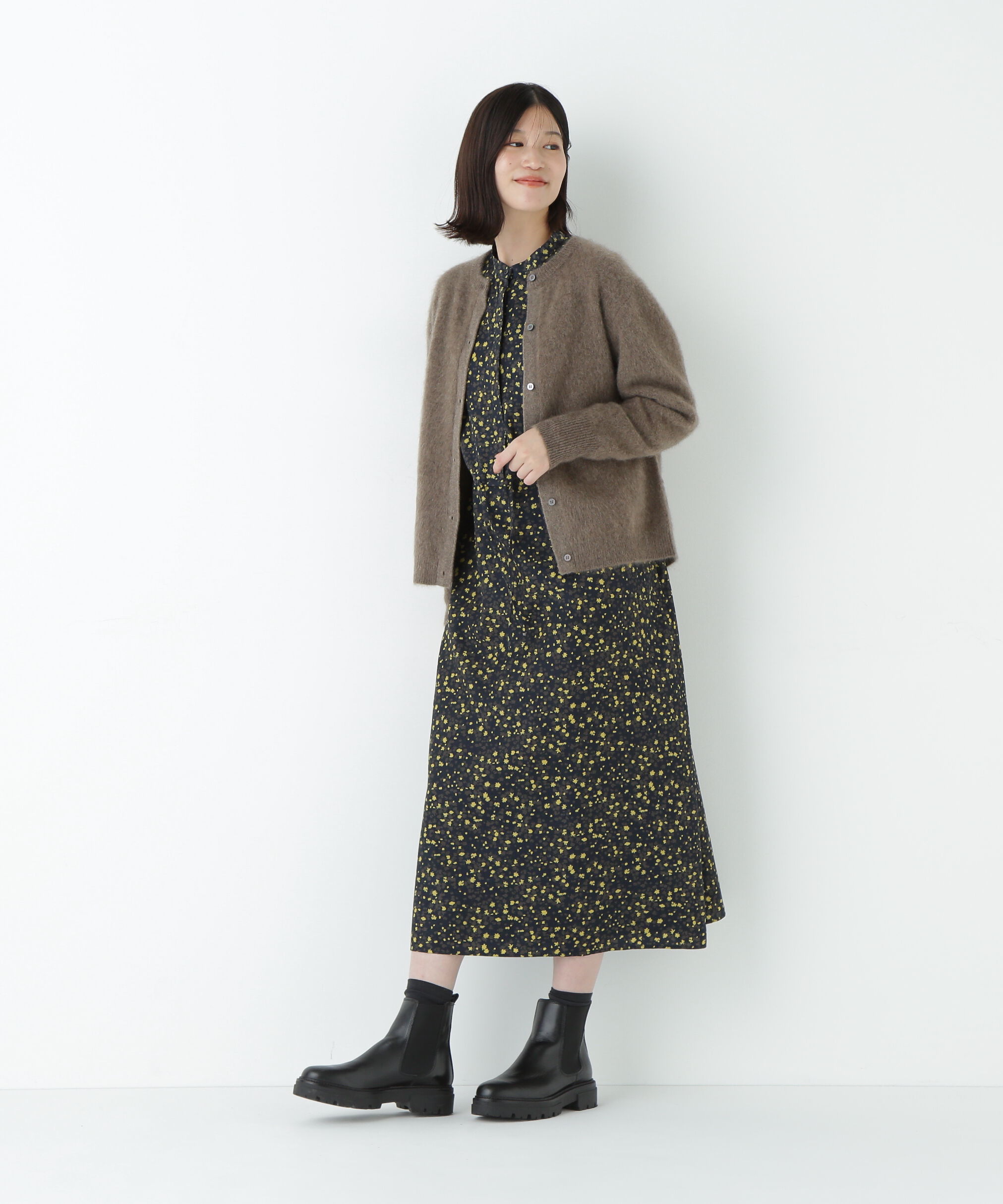  「ヤクへアリーカーディガン」|ニット・セーター|