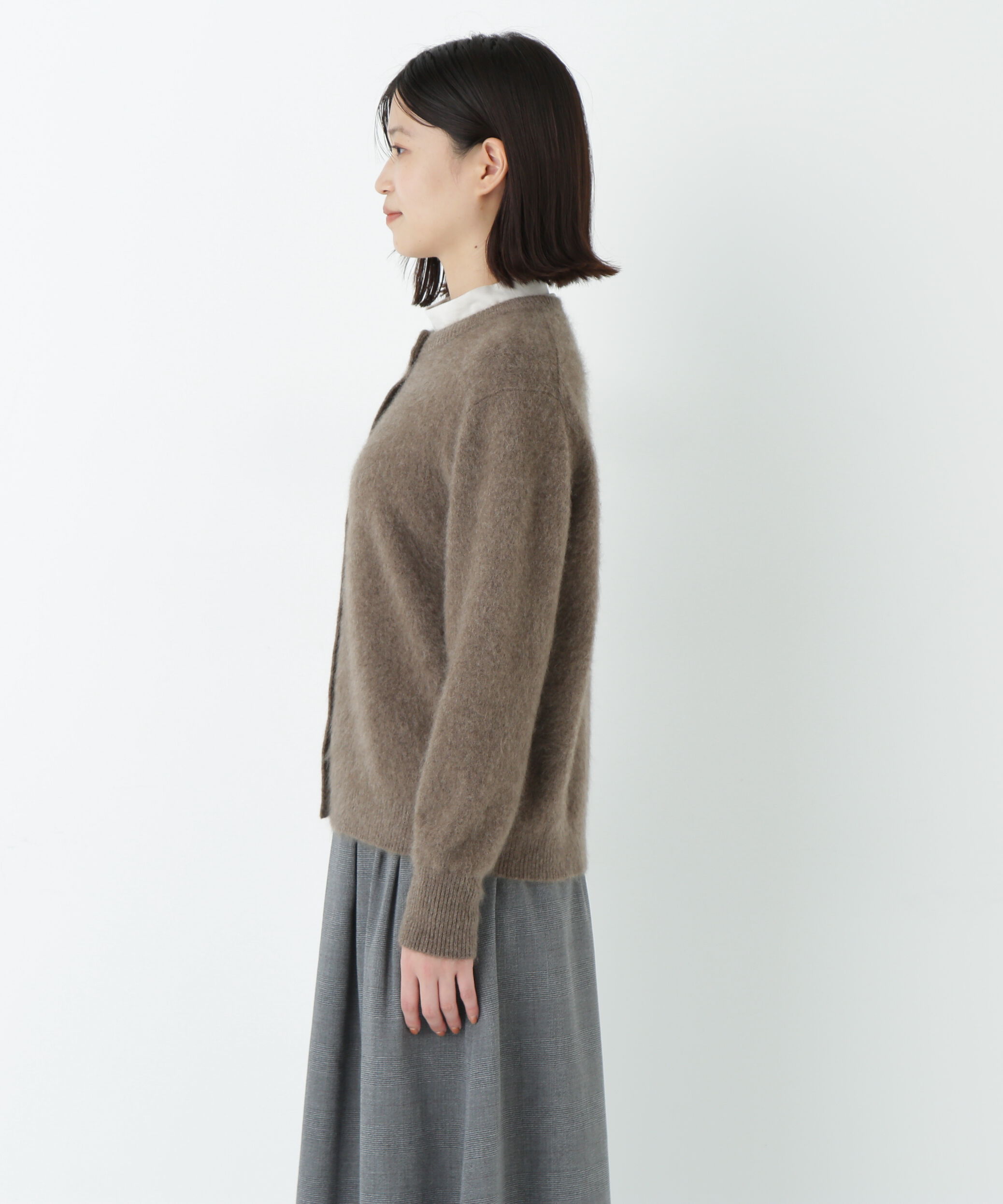  「ヤクへアリーカーディガン」|ニット・セーター|