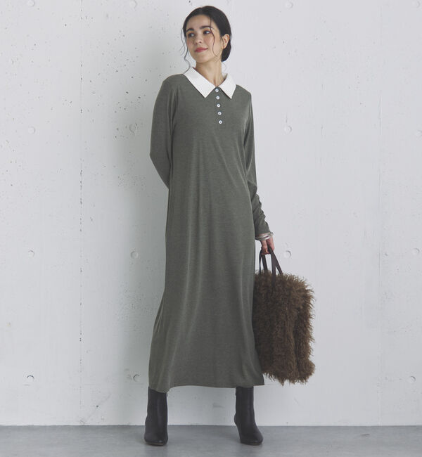 Doux archives「ポロカットロングワンピース」|ワンピース|