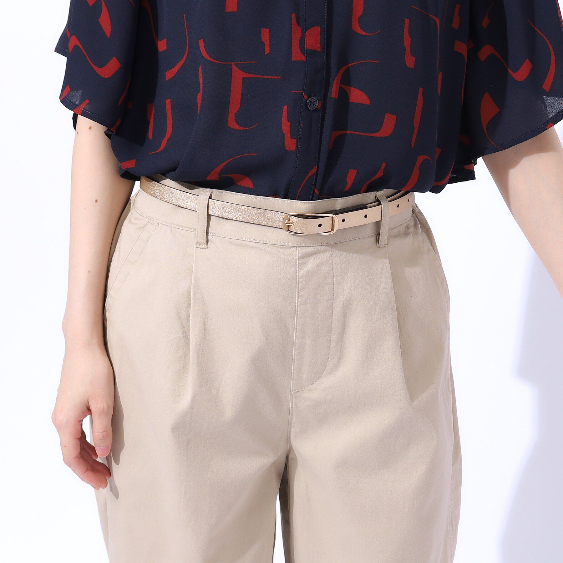 SHOO･LA･RUE「リバーシブルスムースベルト」|ベルト|