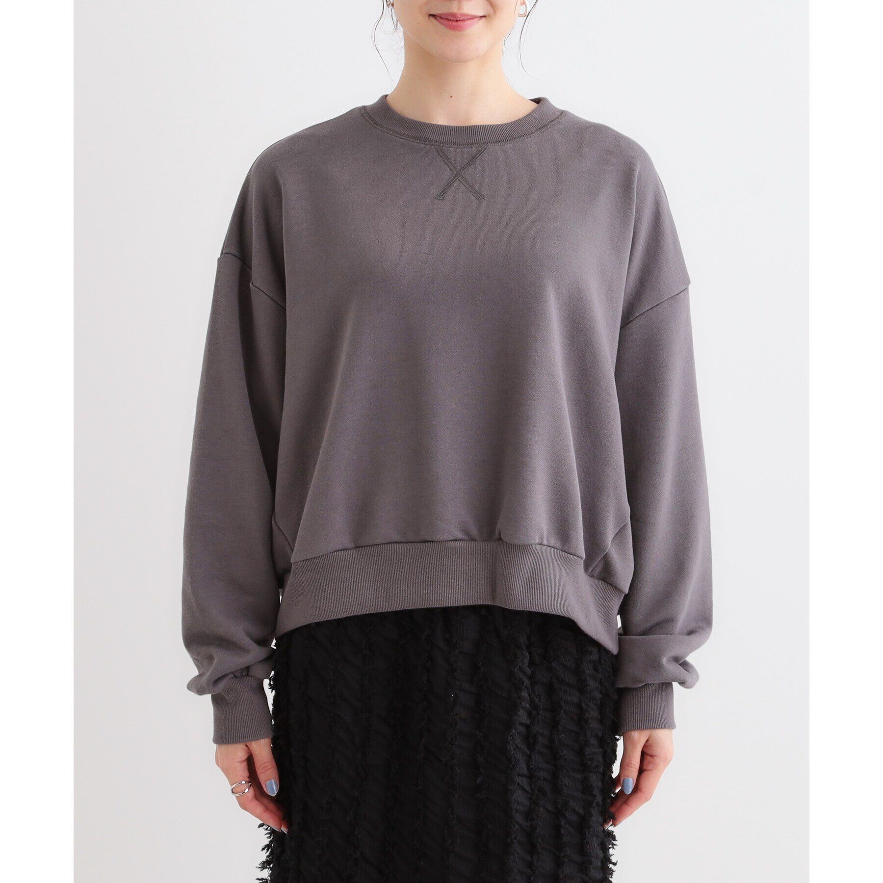 SHOO･LA･RUE「【洗える/着丈が選べる】ベーシックスウェット」|パーカー|