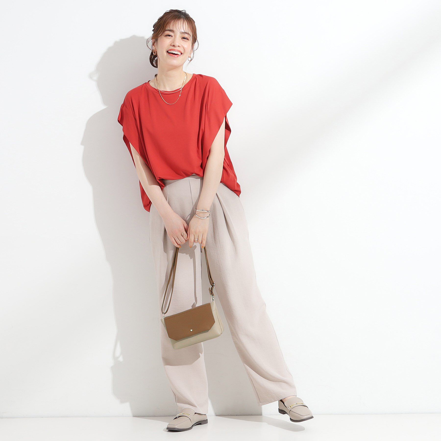 SHOO･LA･RUE「【軽量】ふわっと軽いフラップショルダーバッグ」|ショルダー・メッセンジャー|