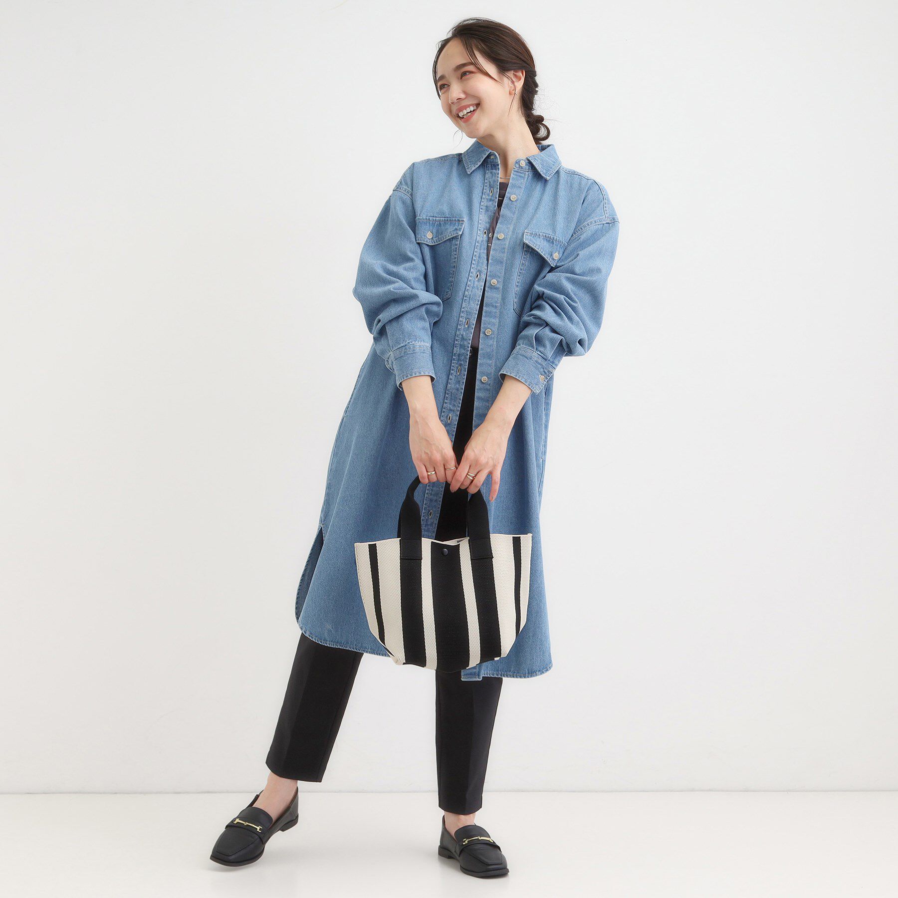 SHOO･LA･RUE「ニットランチトートバッグ」|トートバッグ|