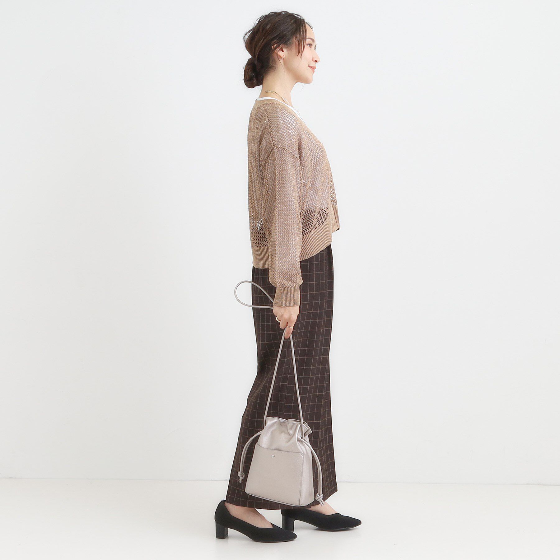 SHOO･LA･RUE「スクエア巾着ショルダーバッグ」|ショルダー・メッセンジャー|