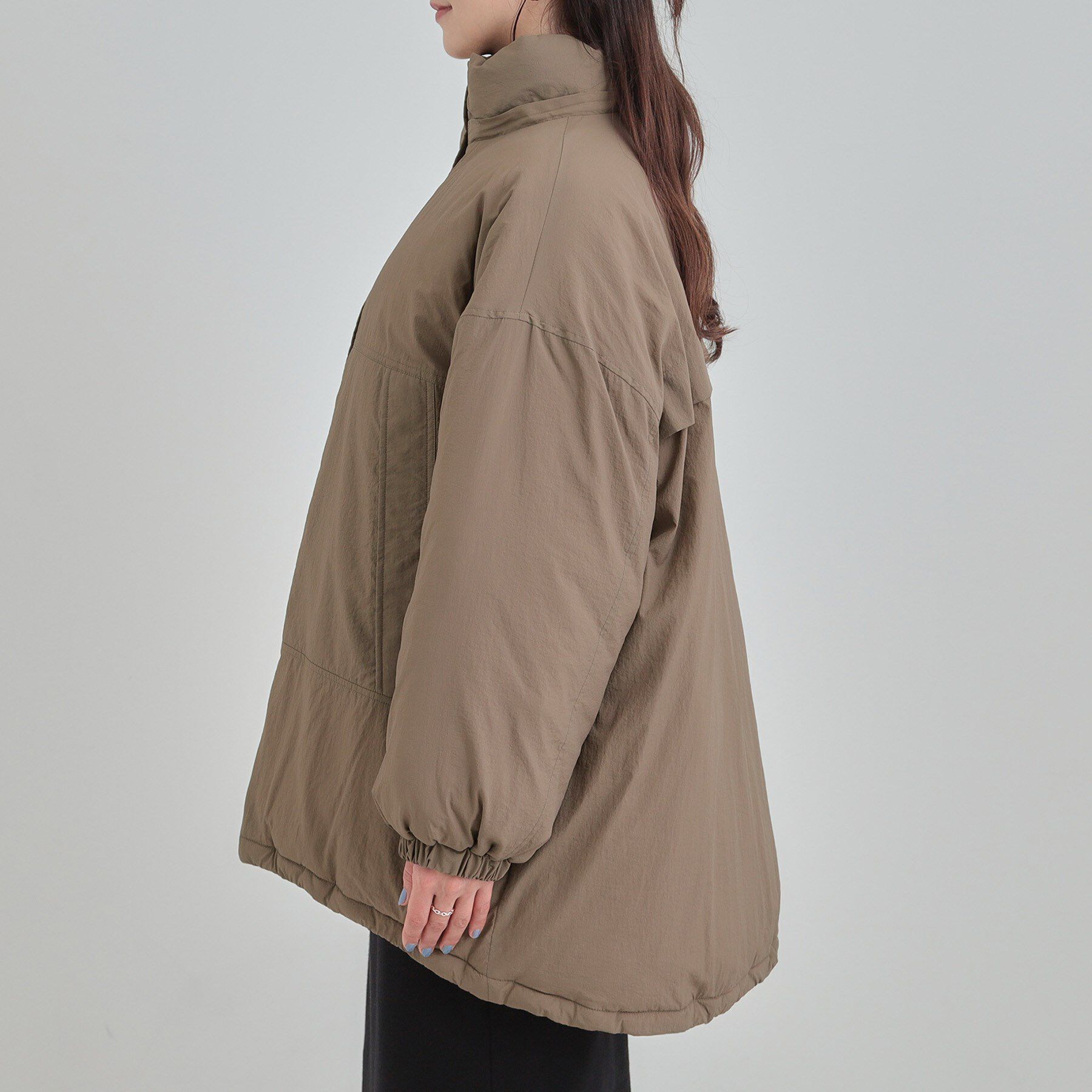 SHOO･LA･RUE「【あったか/撥水/フード取り外し可能】中綿モンスターコート」|ダウン|