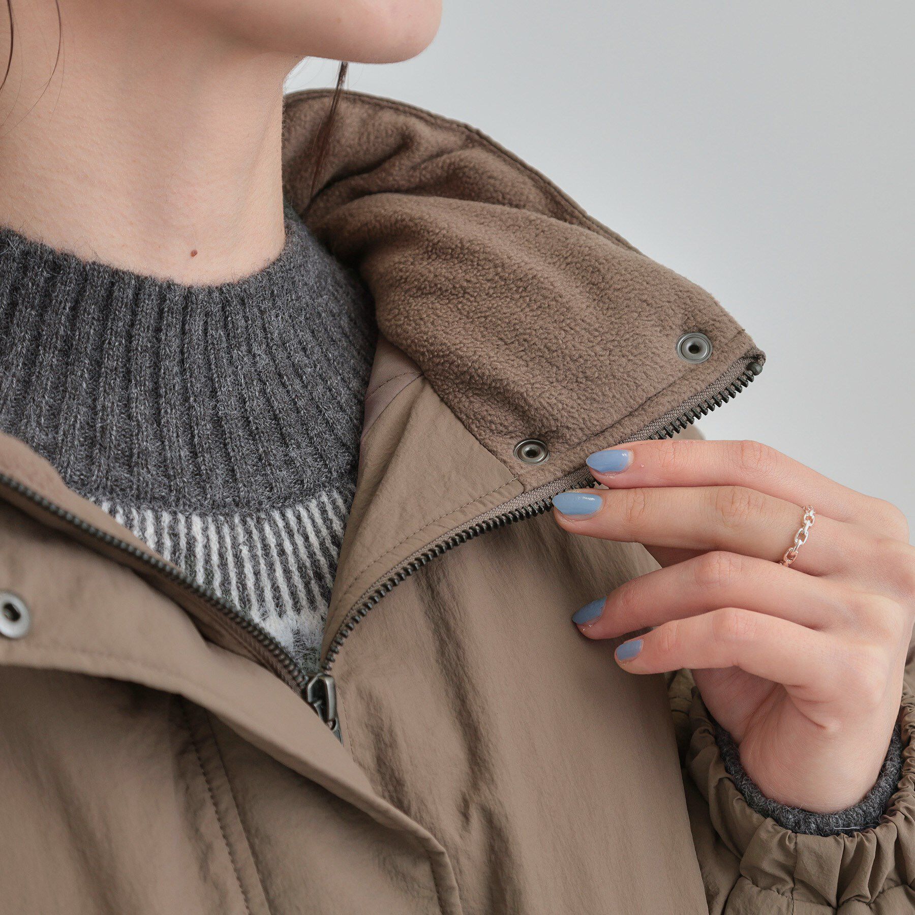 SHOO･LA･RUE「【あったか/撥水/フード取り外し可能】中綿モンスターコート」|ダウン|