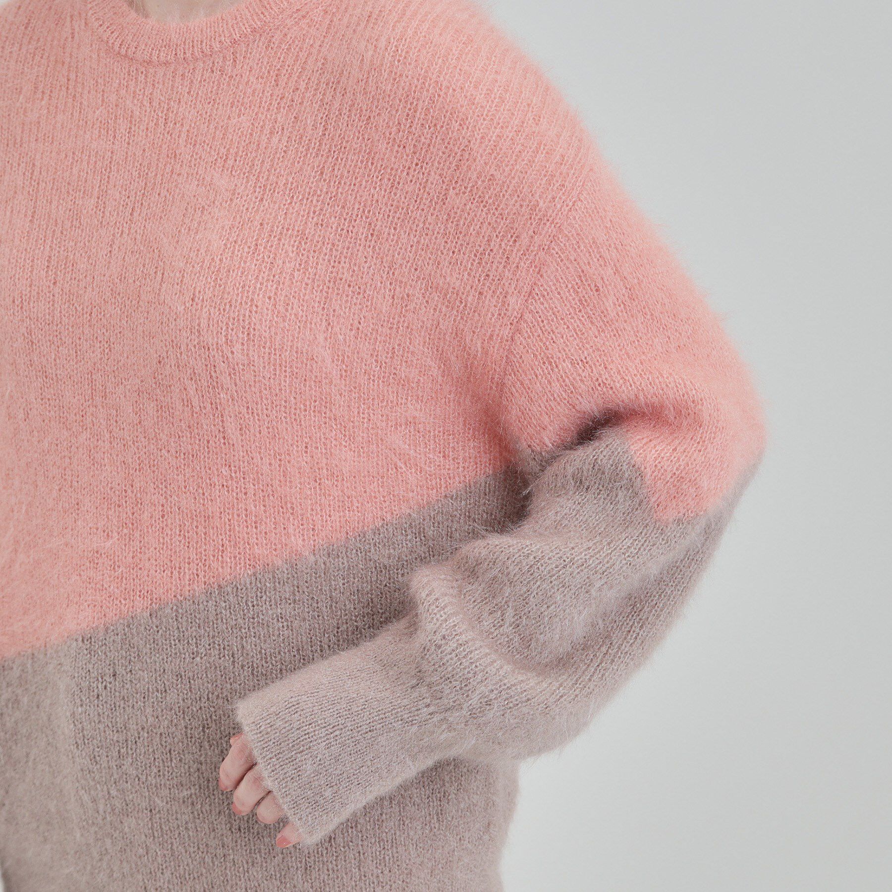 SHOO･LA･RUE「【S-LL/ゆったり】ふわふわシャギー 大人レディなニット」|ニット・セーター|