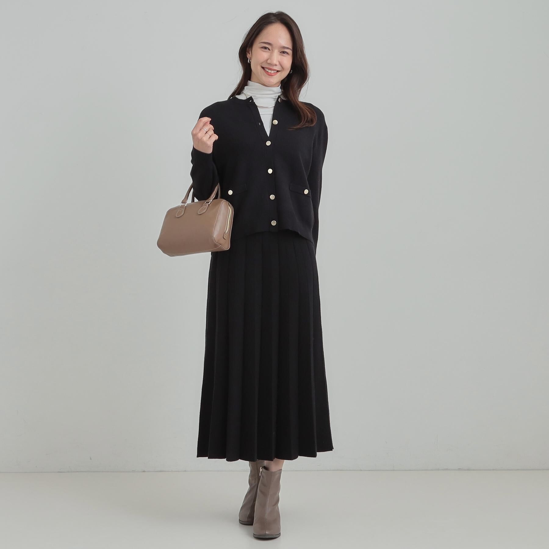 SHOO･LA･RUE「【高レビュー/セットアップ可】女性らしさ際立つ 洗えるもちもちニットスカート」|スカート|