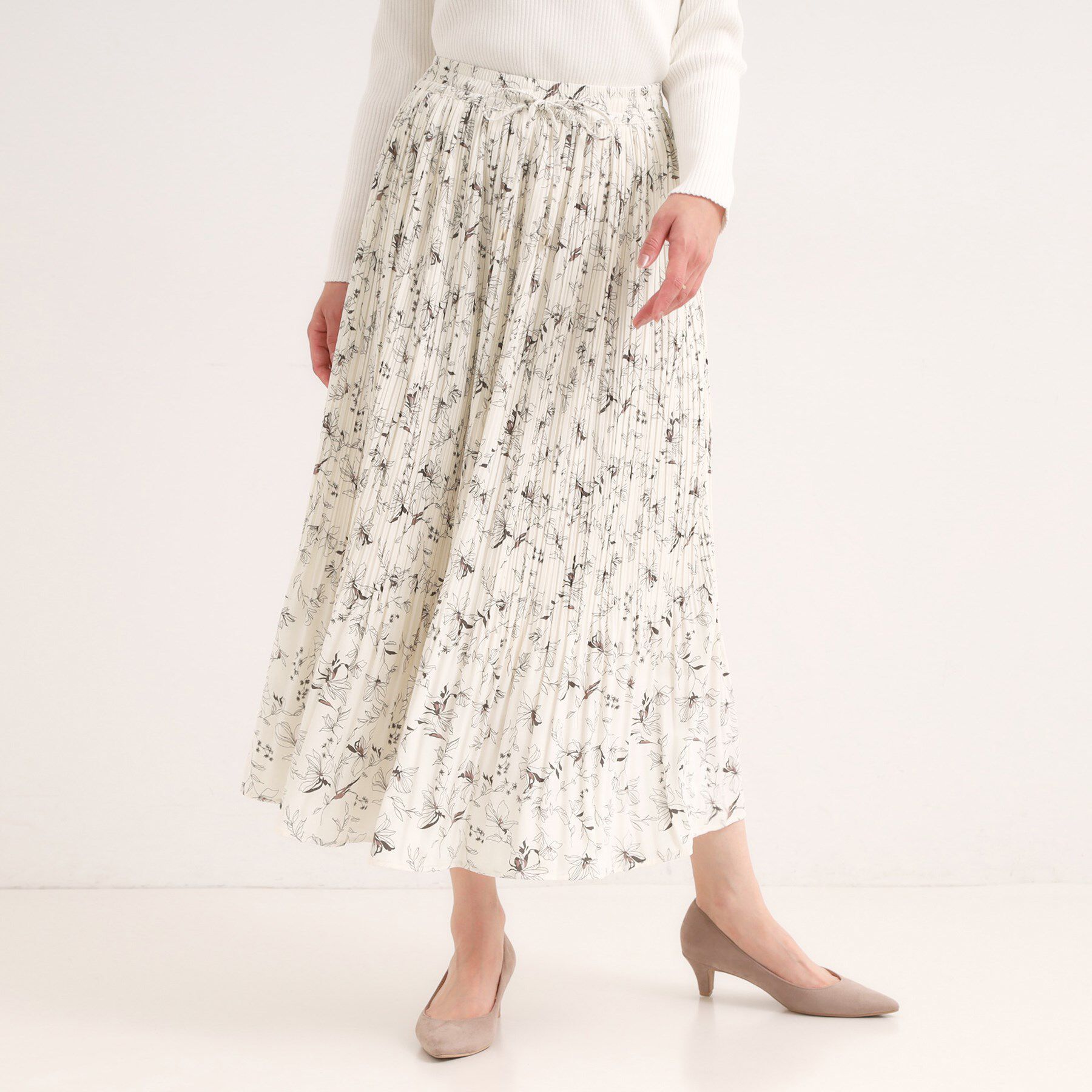 SHOO･LA･RUE「【セットアップ可】大人上品な アソートプリーツスカート」|スカート|