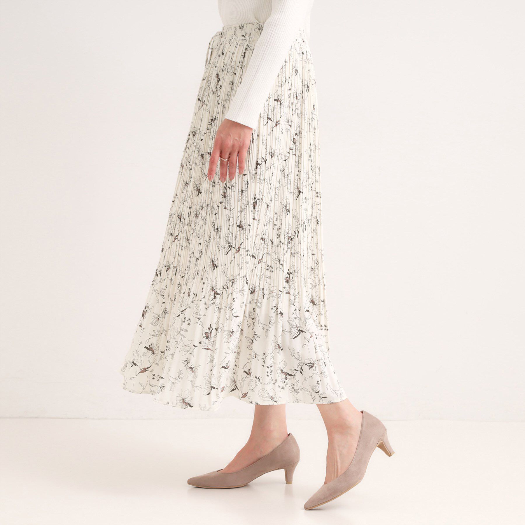 SHOO･LA･RUE「【セットアップ可】大人上品な アソートプリーツスカート」|スカート|