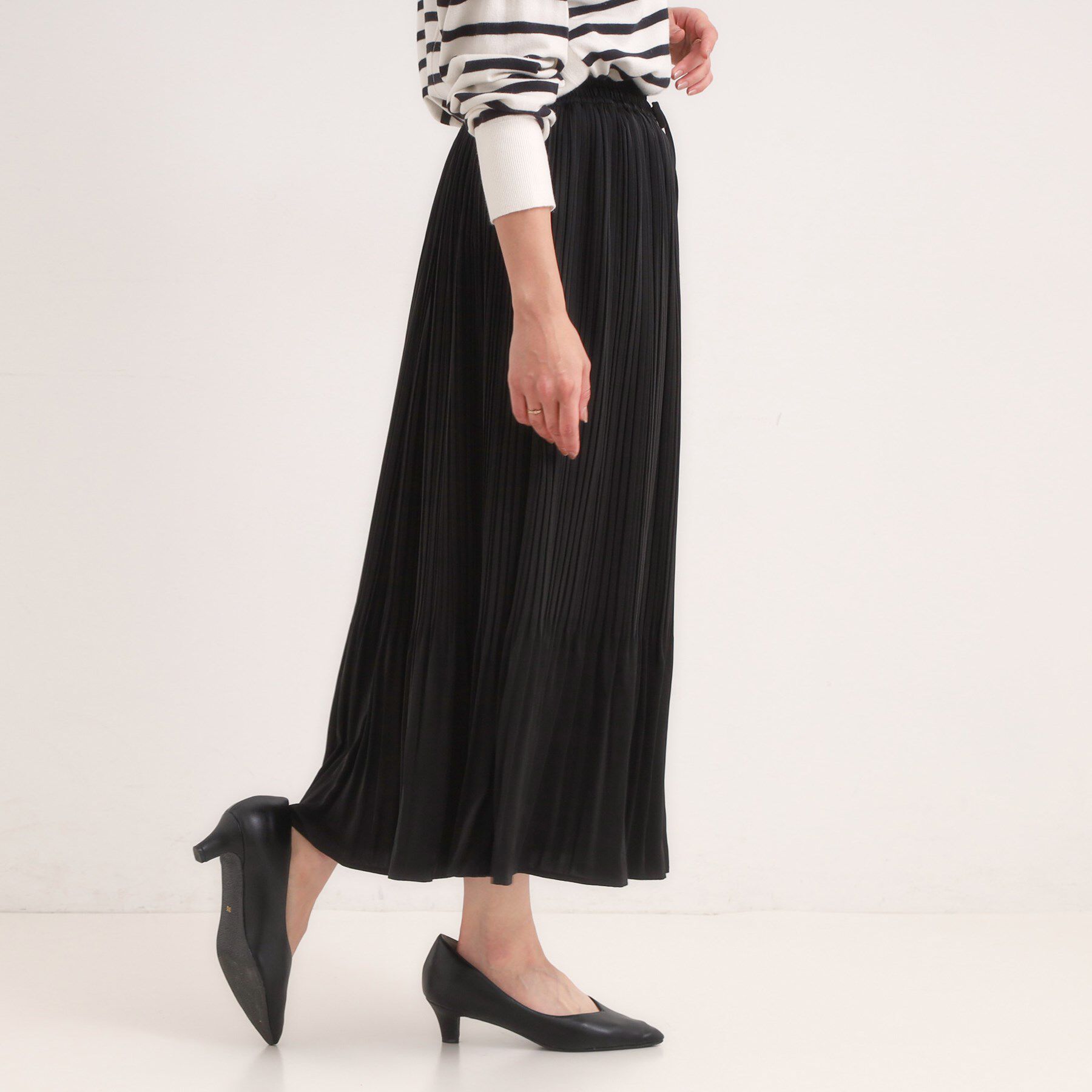 SHOO･LA･RUE「【セットアップ可】大人上品な アソートプリーツスカート」|スカート|