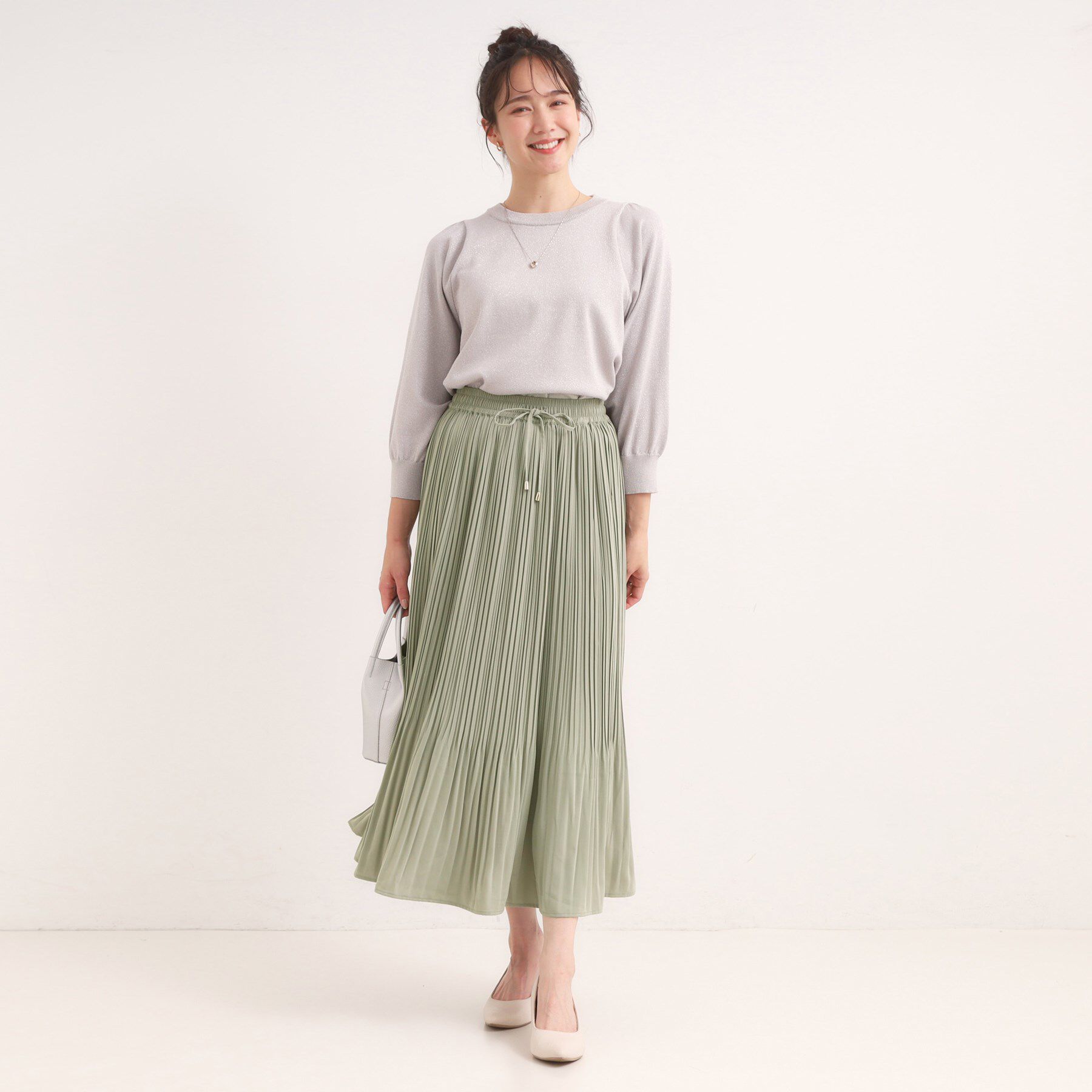 SHOO･LA･RUE「【セットアップ可】大人上品な アソートプリーツスカート」|スカート|