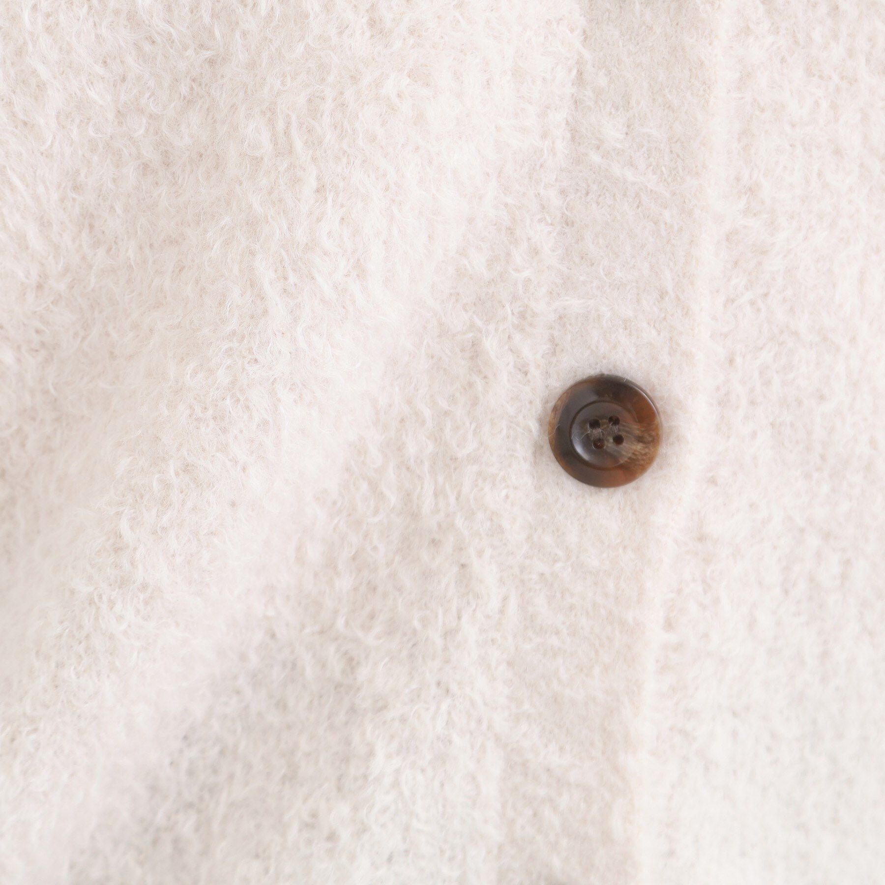 SHOO･LA･RUE「【S-LL】思わず触れたくなる ふわふわ Vネックニットカーディガン」|カーディガン|