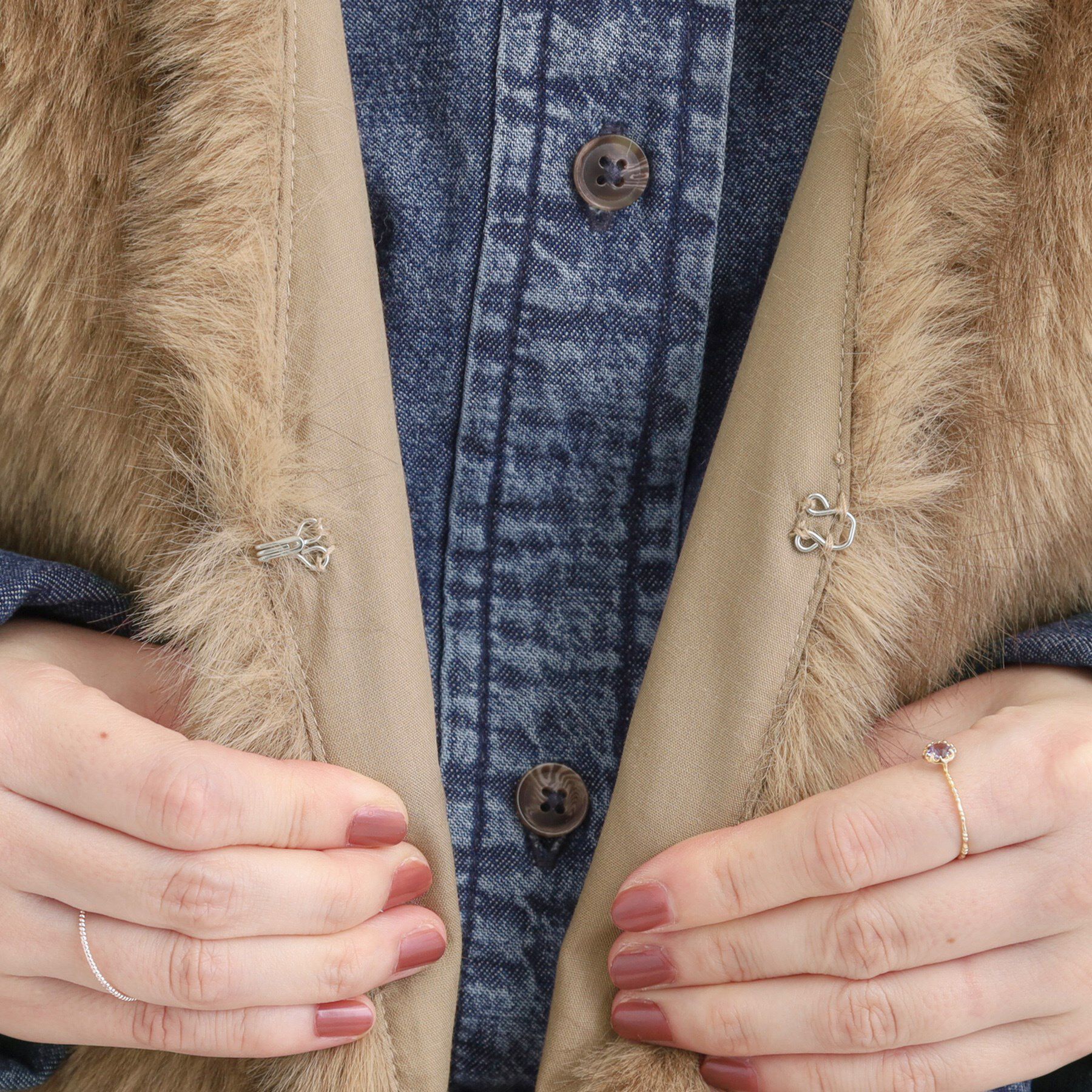 SHOO･LA･RUE「ふわふわフェイクファーベスト」|ベスト・ジレ|