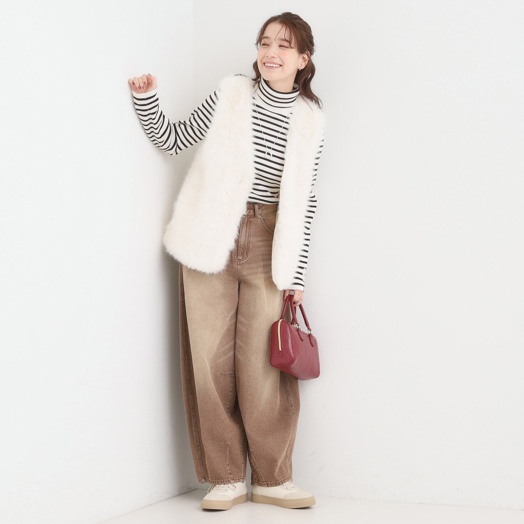 SHOO･LA･RUE「ふわふわフェイクファーベスト」|ベスト・ジレ|