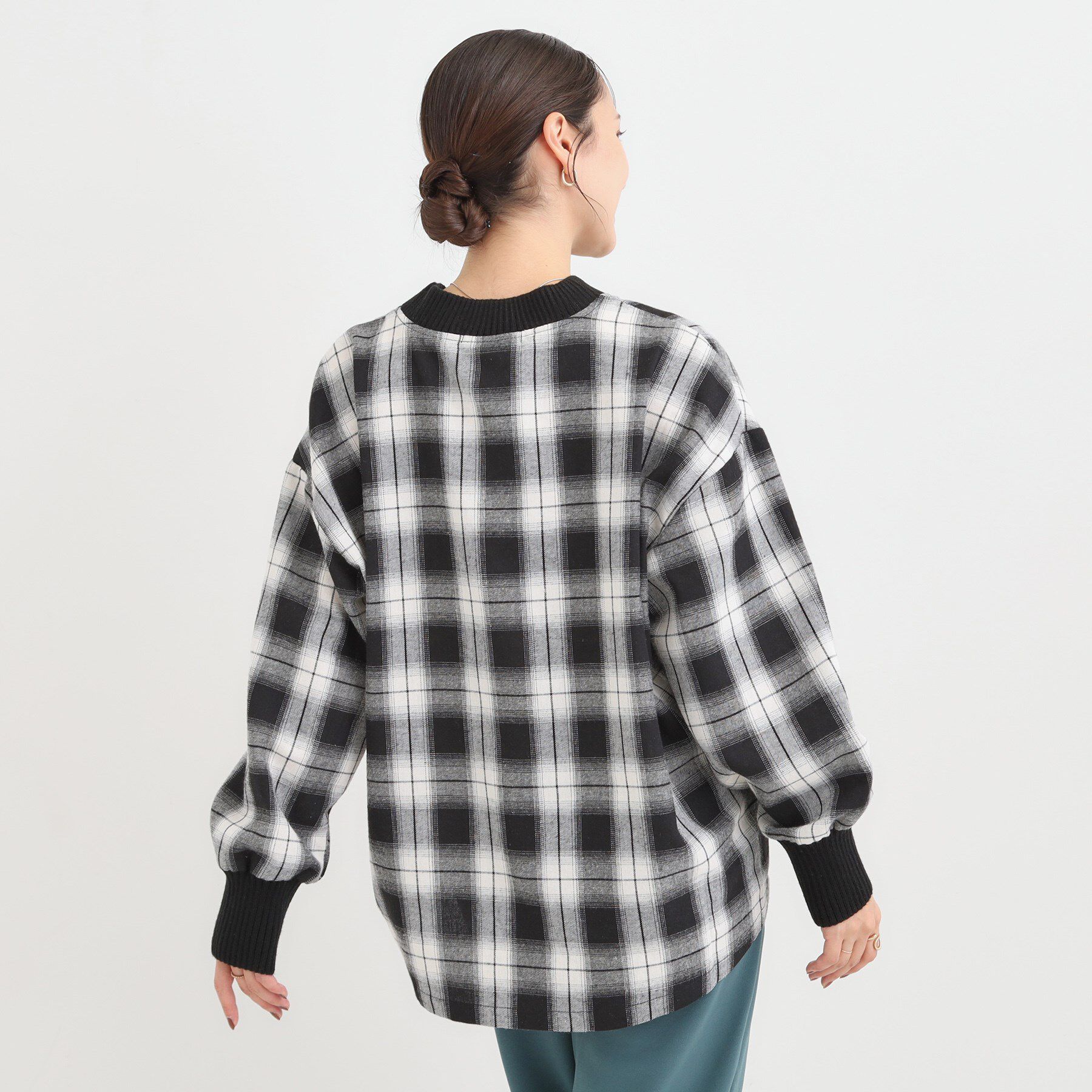 SHOO･LA･RUE「チェック柄プルオーバー」|Tシャツ・カットソー|