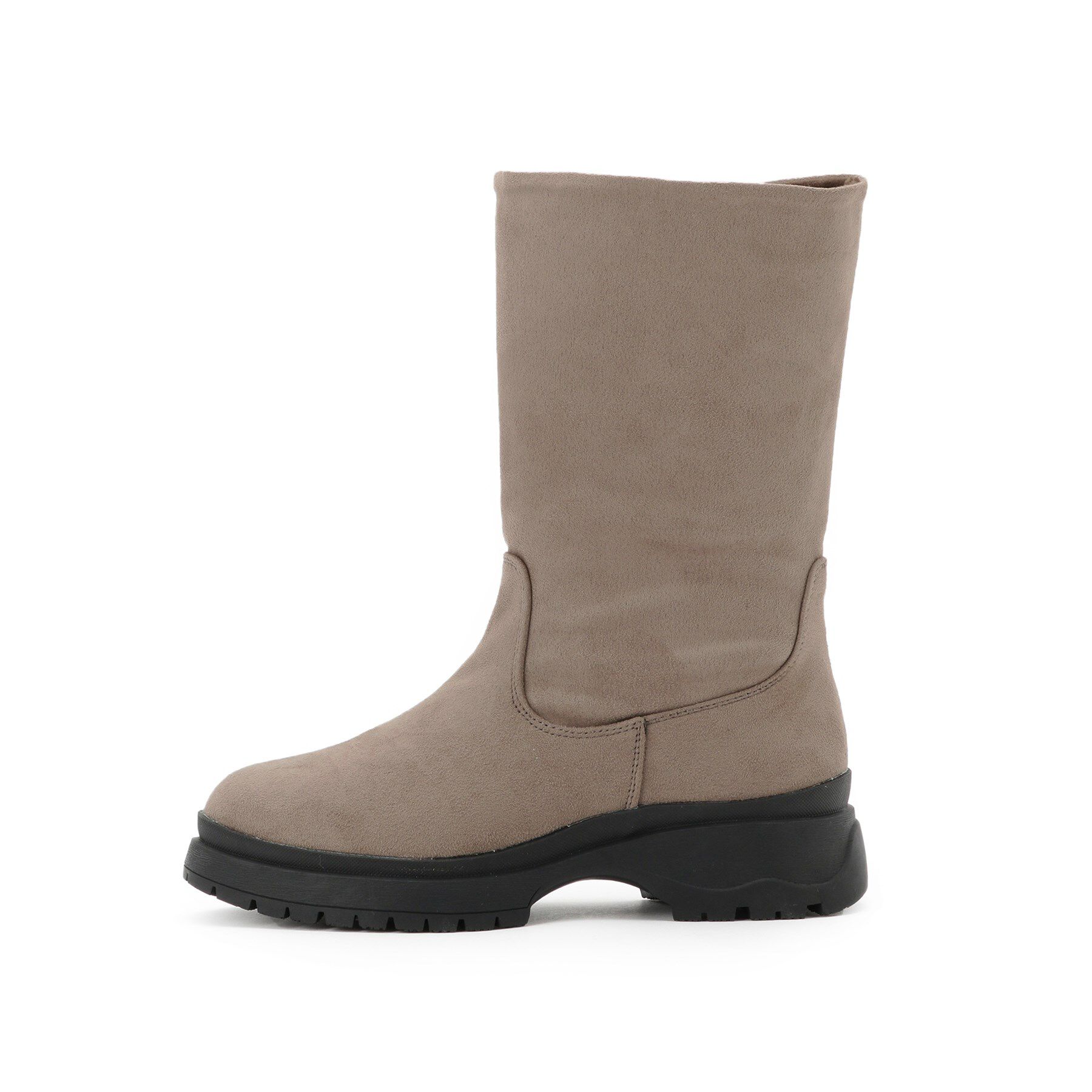 SHOO･LA･RUE「フェイクスェードミドルブーツ」|ショートブーツ|