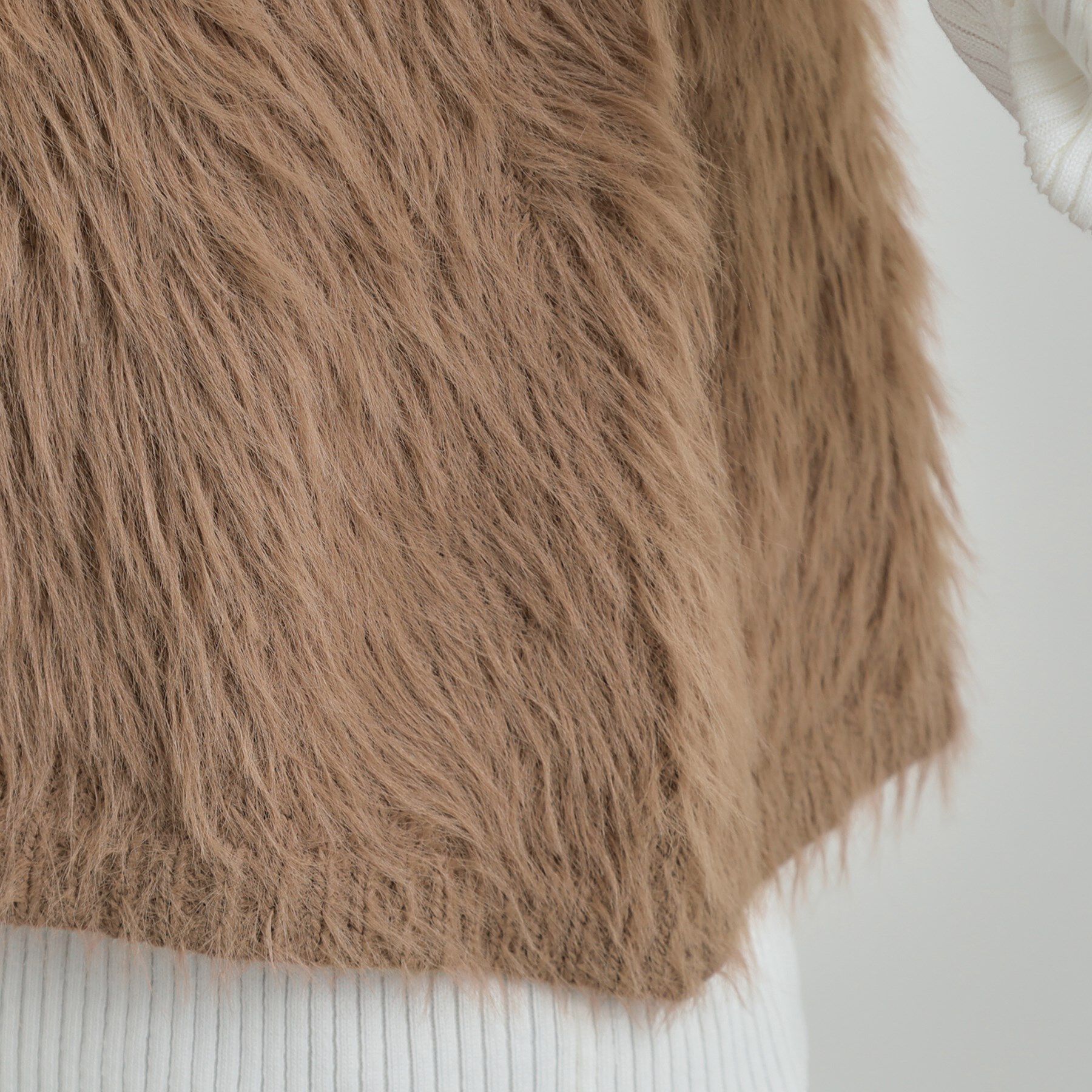 SHOO･LA･RUE「【S-LL/2点セット】着るだけでコーデが決まる フェザーニットベスト&times;リブニット」|その他|