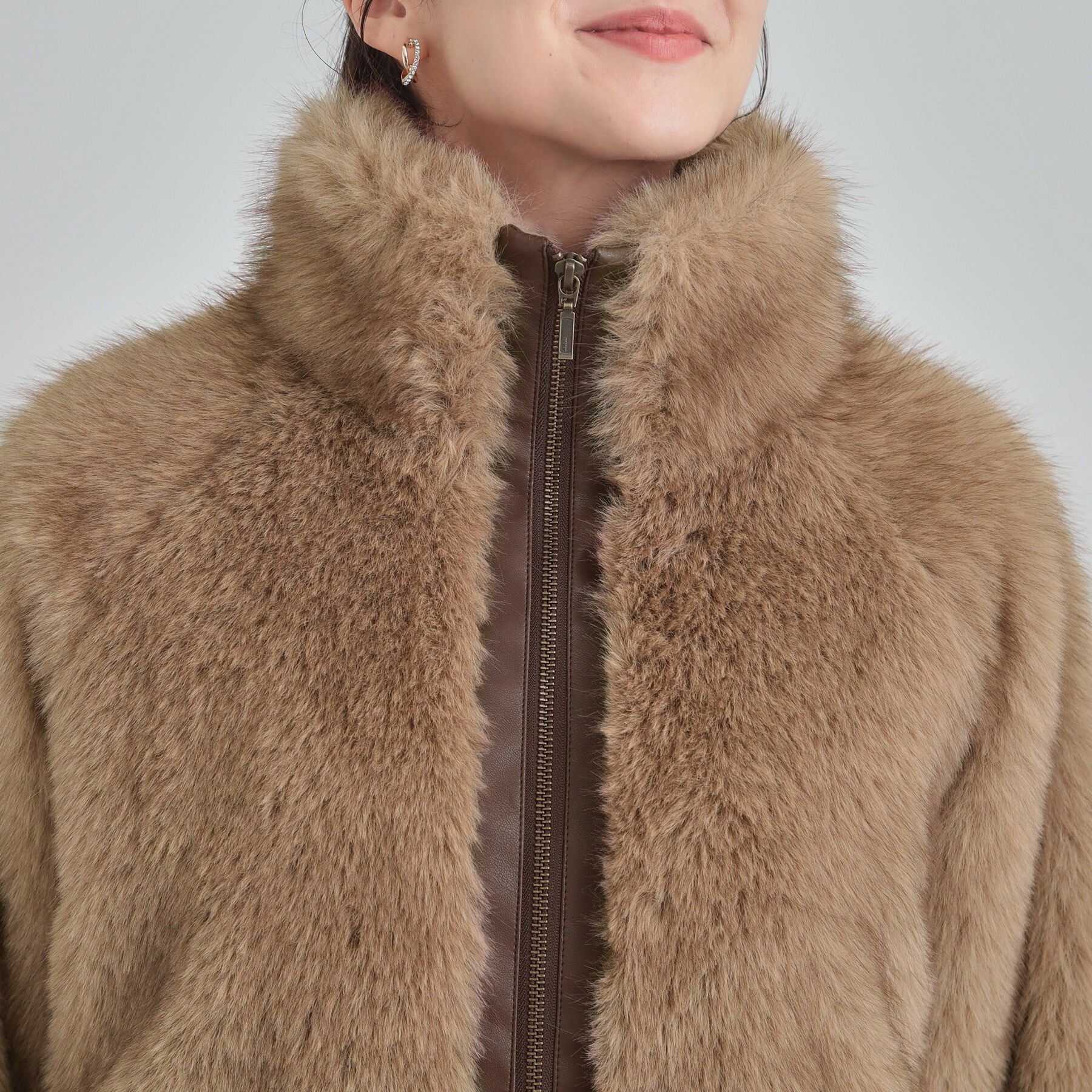 SHOO･LA･RUE「フェイクファーブルゾン」|ブルゾン・スタジャン|