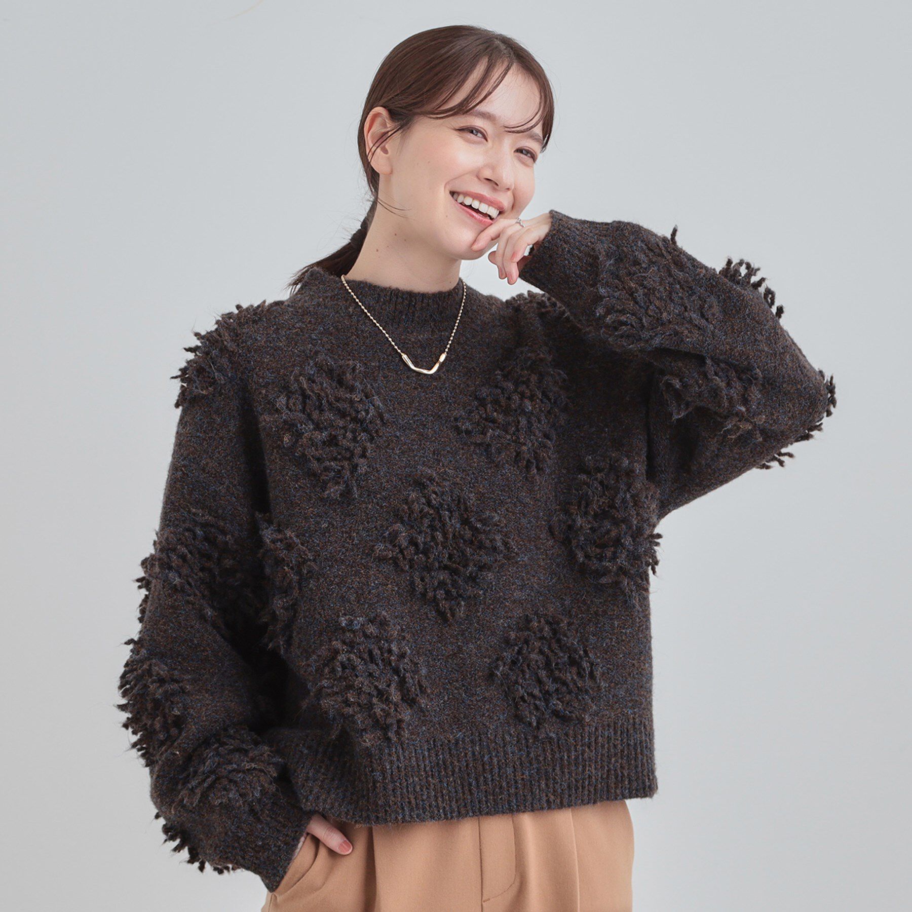 SHOO･LA･RUE「ループデザインニット」|ニット・セーター|