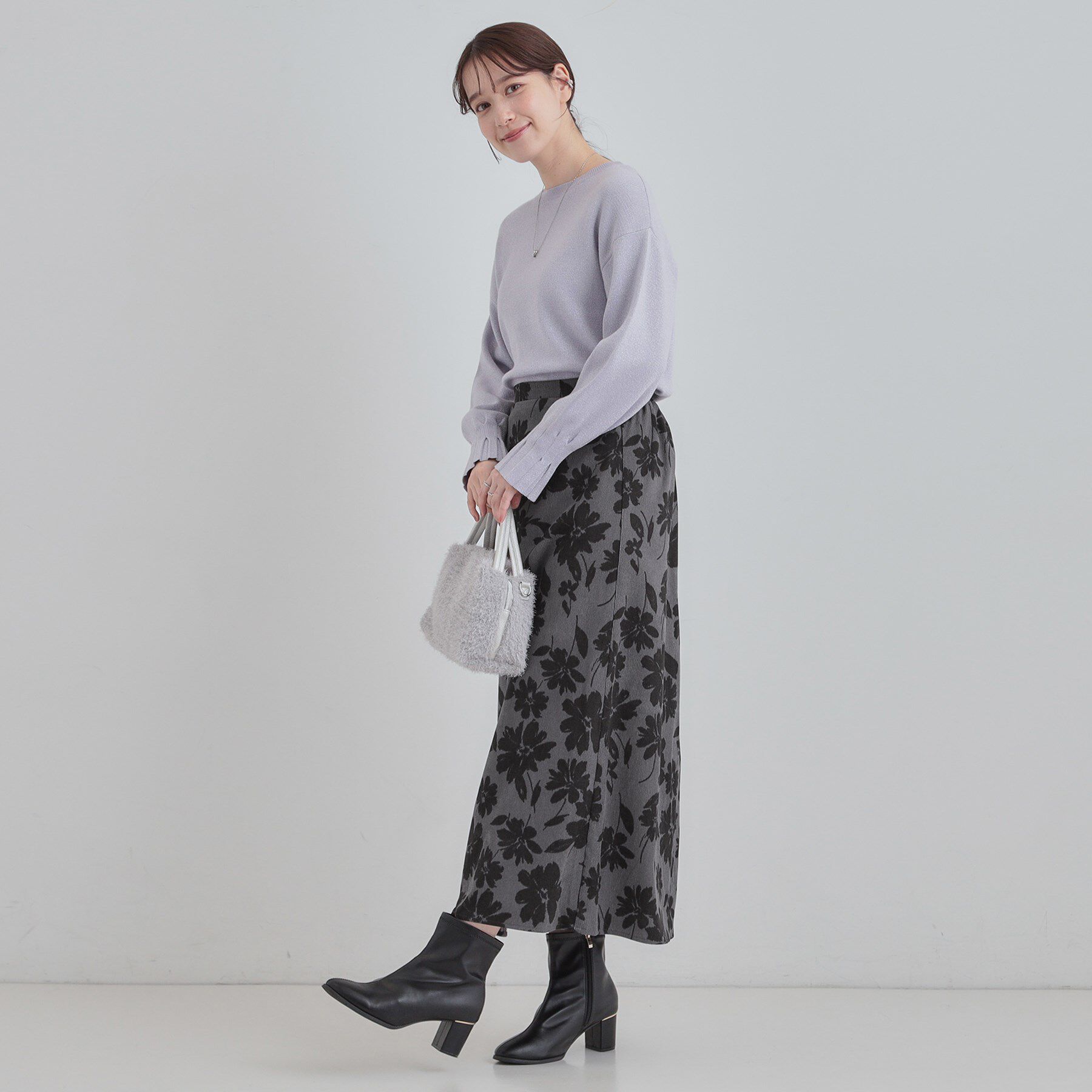 SHOO･LA･RUE「花柄スカート」|スカート|