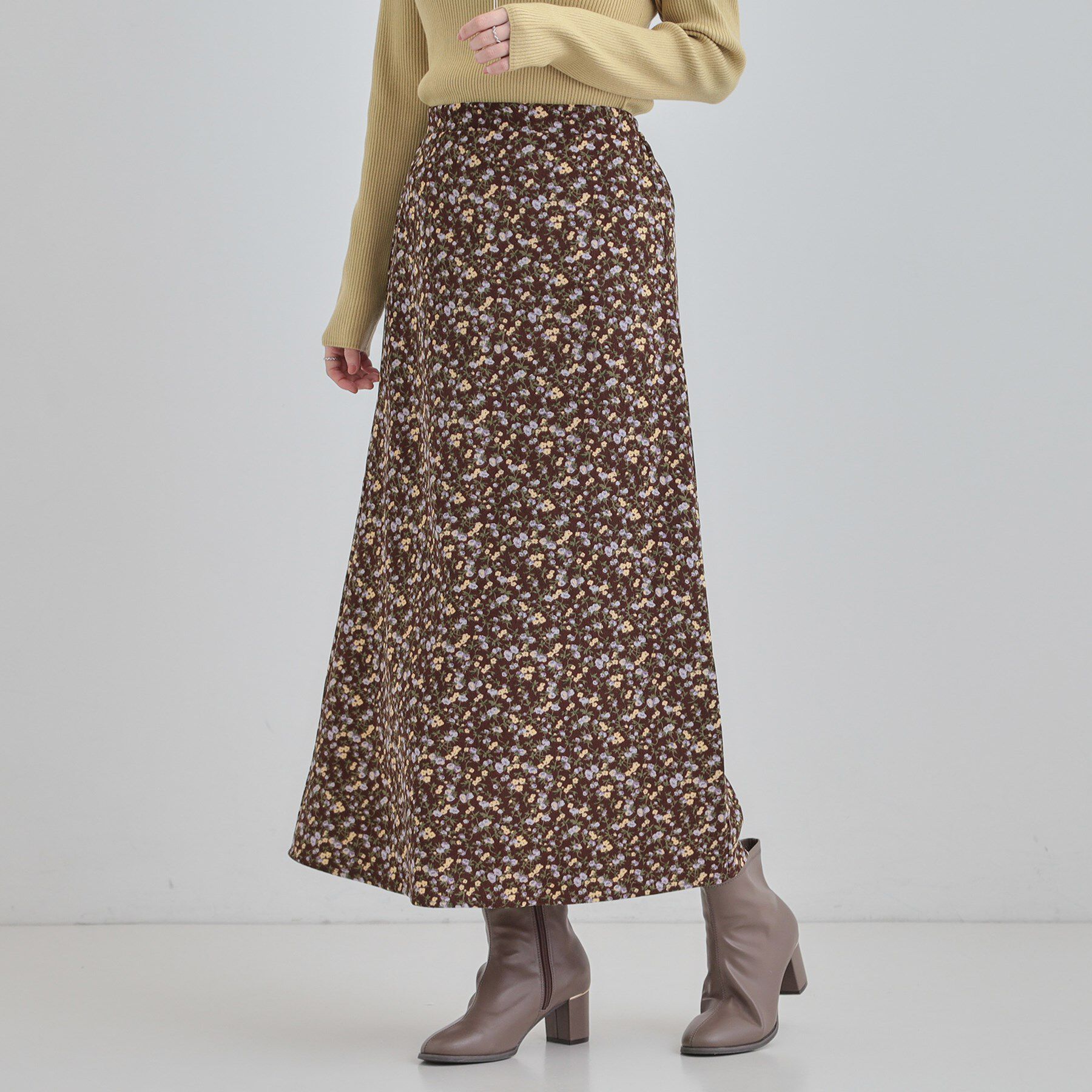 SHOO･LA･RUE「花柄スカート」|スカート|