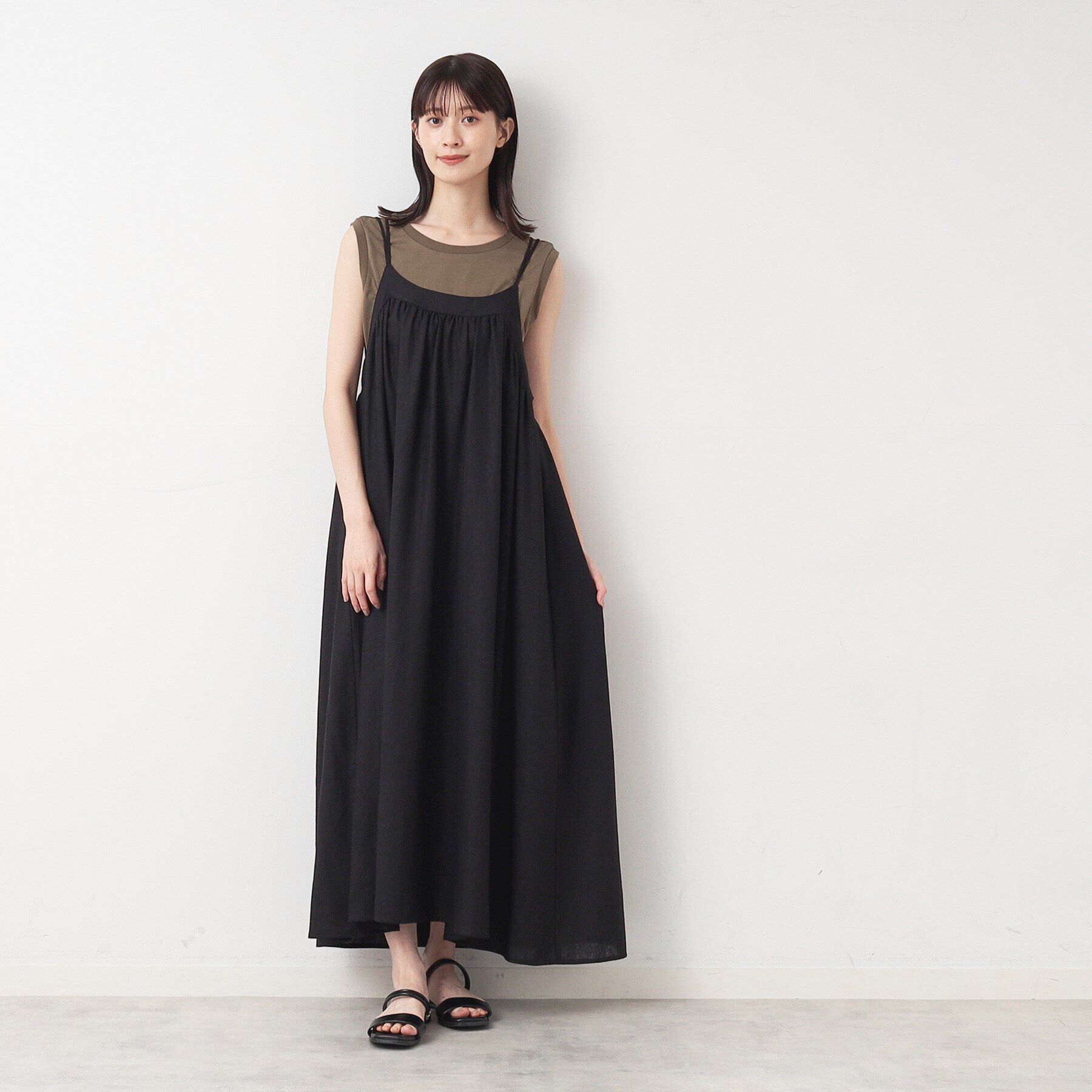 Dessin「【リンクコーデ・洗える】キャミドレス」|ワンピース|