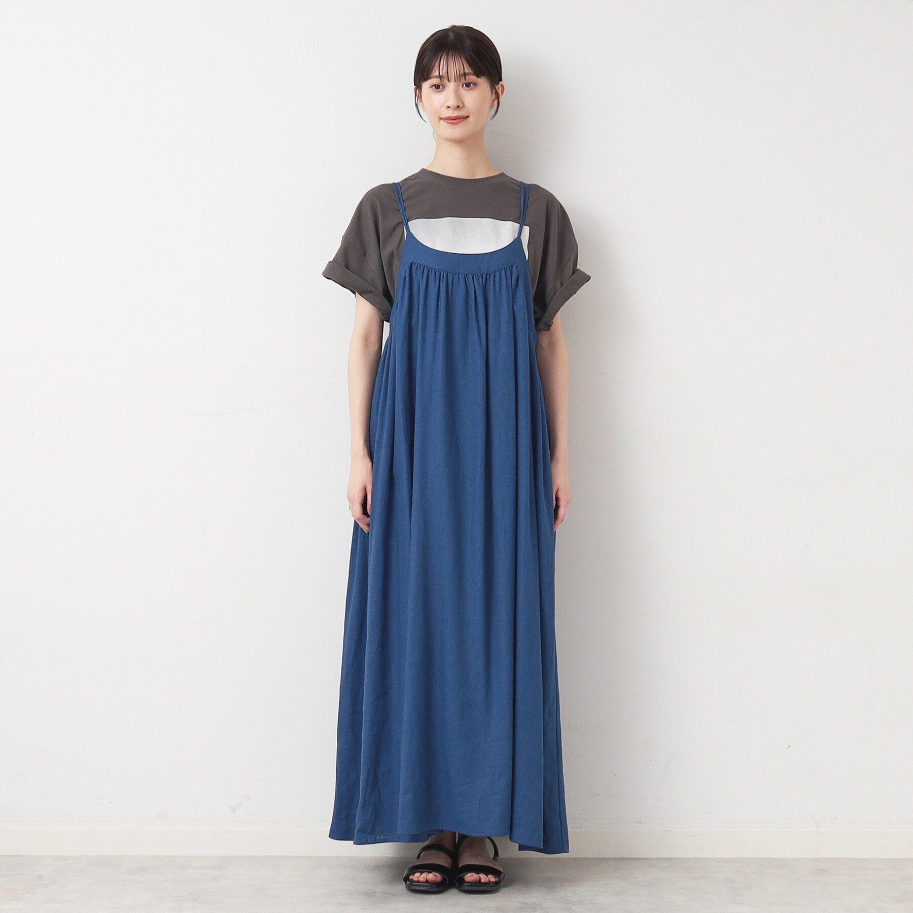 Dessin「【リンクコーデ・洗える】キャミドレス」|ワンピース|