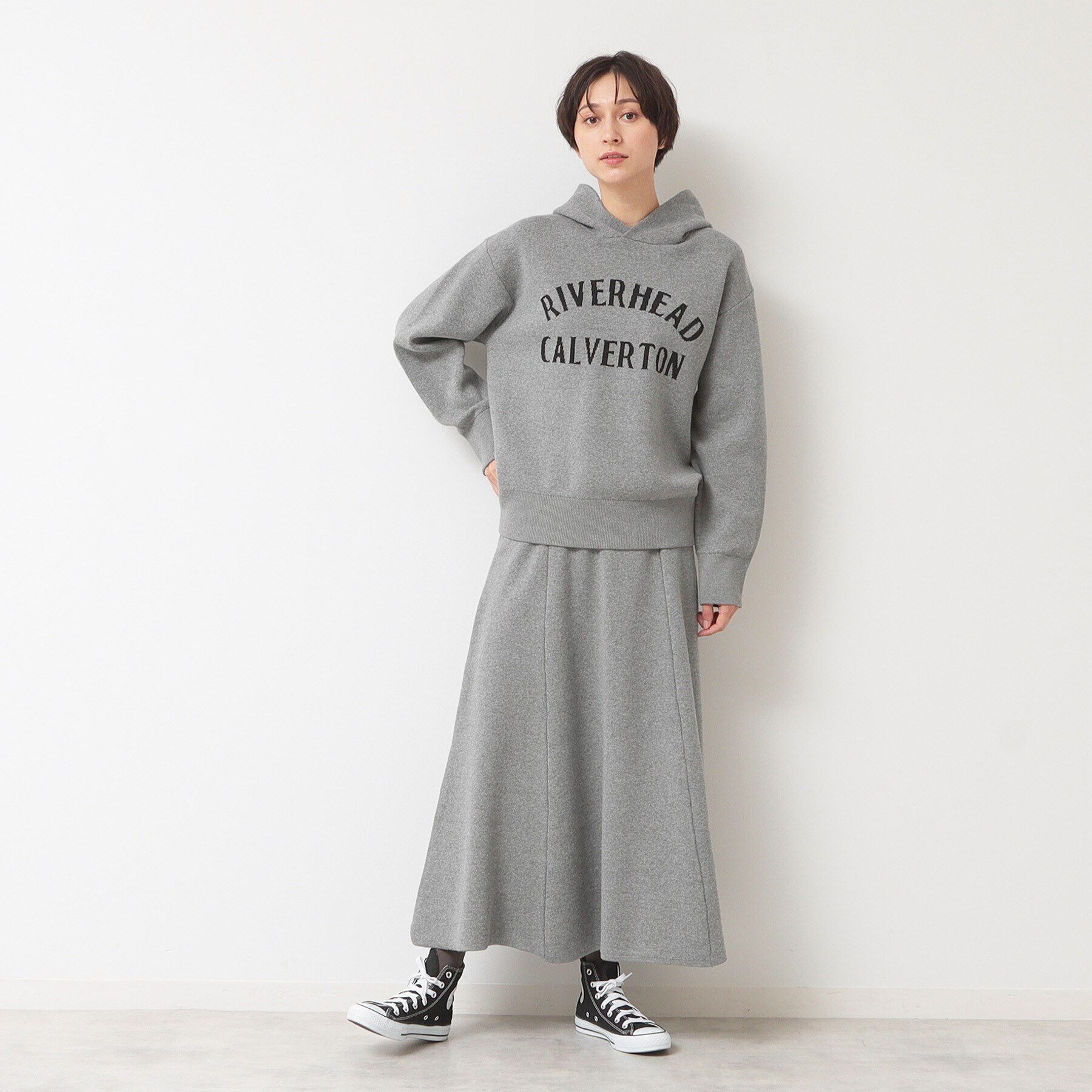 Dessin「【洗える】フレアーニットスカート(S~L)」|スカート|