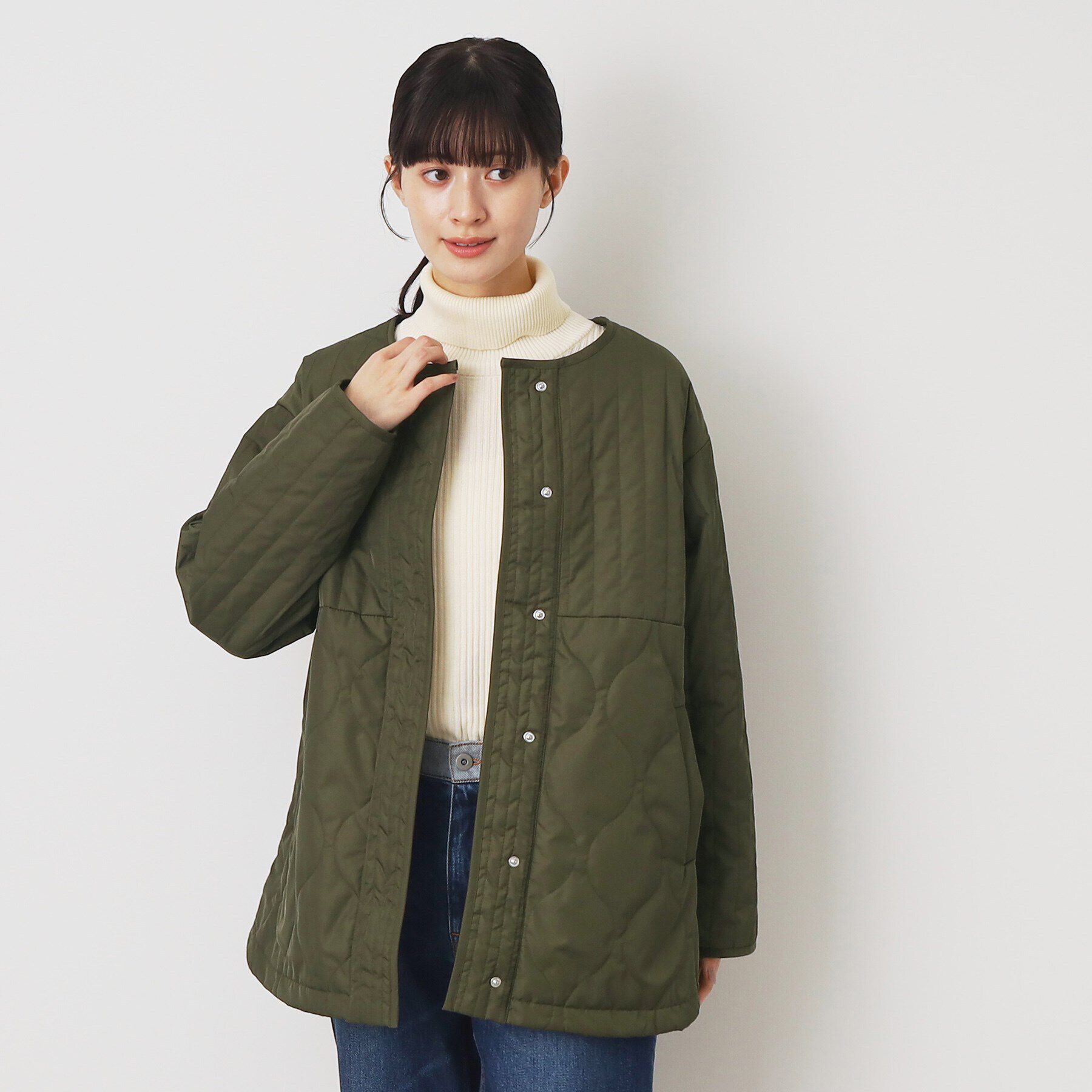 Dessin「中綿キルトジャケット（XS～L）」|ブルゾン・スタジャン|