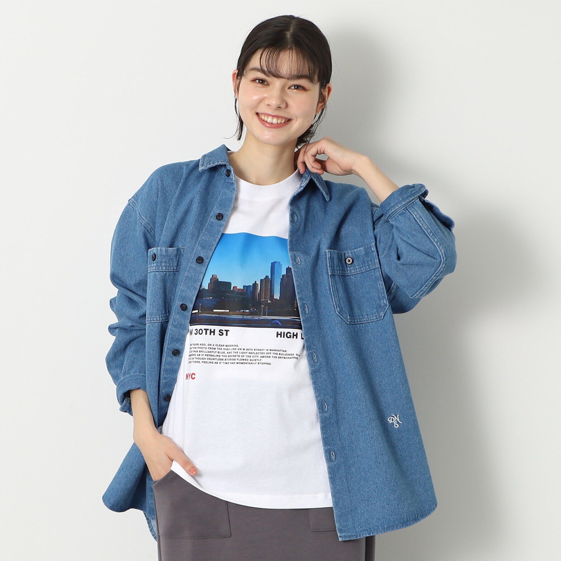 Dessin「【ユニセックス・洗える】フォトプリントロングスリーブTシャツ」|Tシャツ・カットソー|
