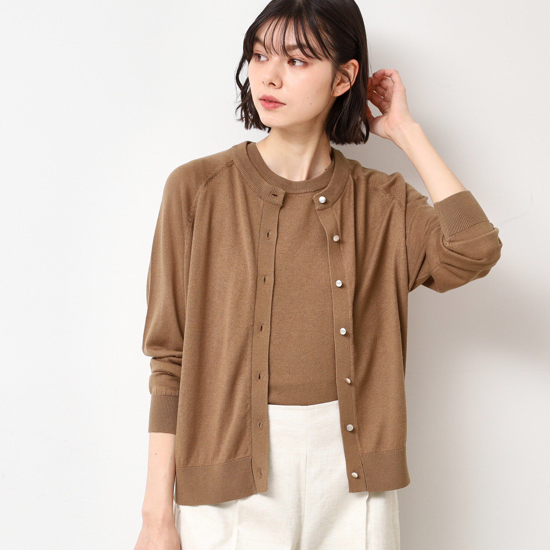 Dessin「【洗える・2点セット】アンサンブルニット（S～L）」|カーディガン|