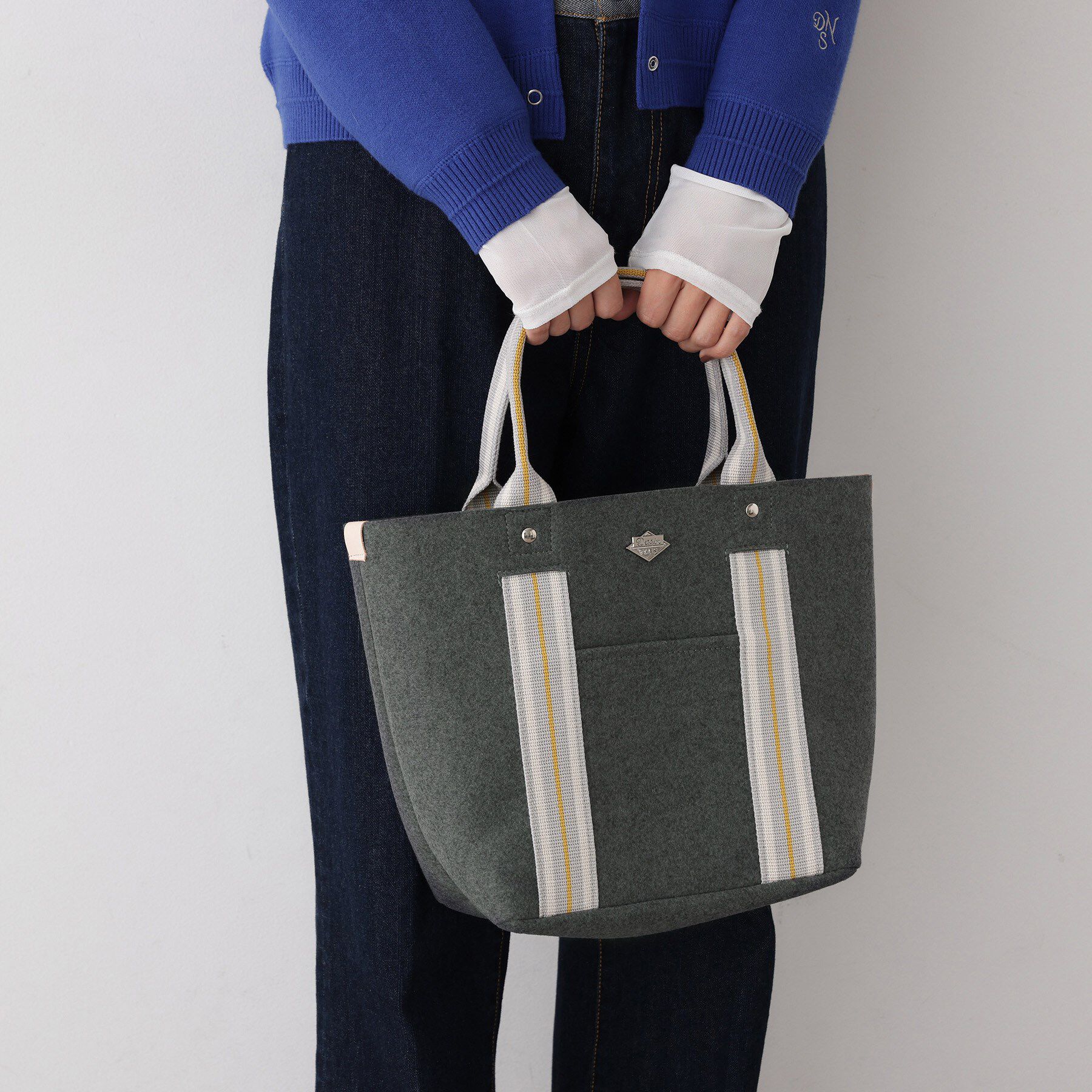 Dessin「日本製フェルトトート」|トートバッグ|グレー(012)