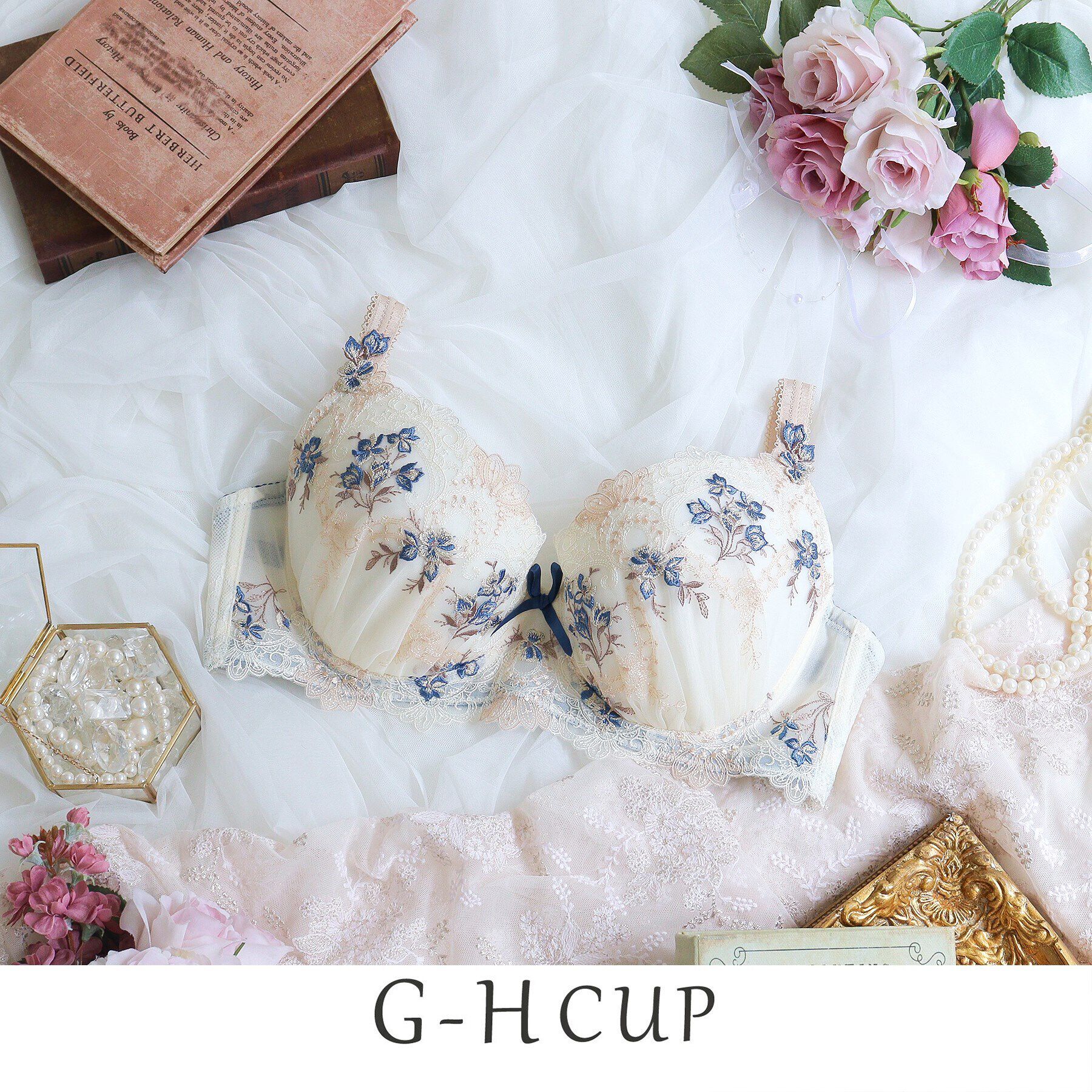 Risa Magli「アリーシャ ブラジャー」|インナー|クリーム(050)