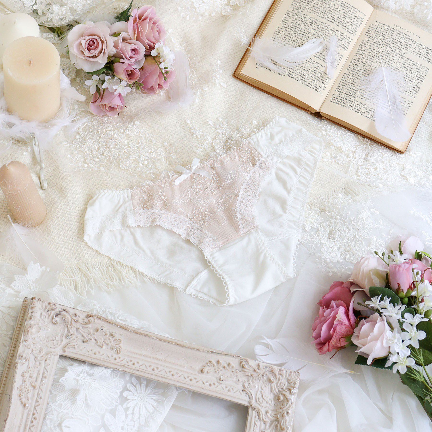 Risa Magli「ナンシー サニタリー」|インナー|ホワイト(001)