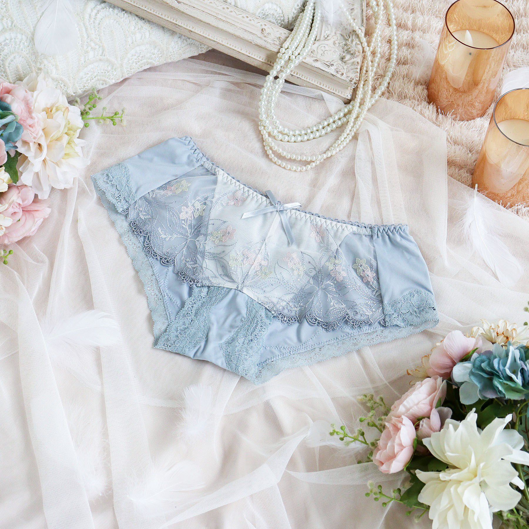 Risa Magli「セレスティナ ヒップハング」|インナー|ライトグレー(011