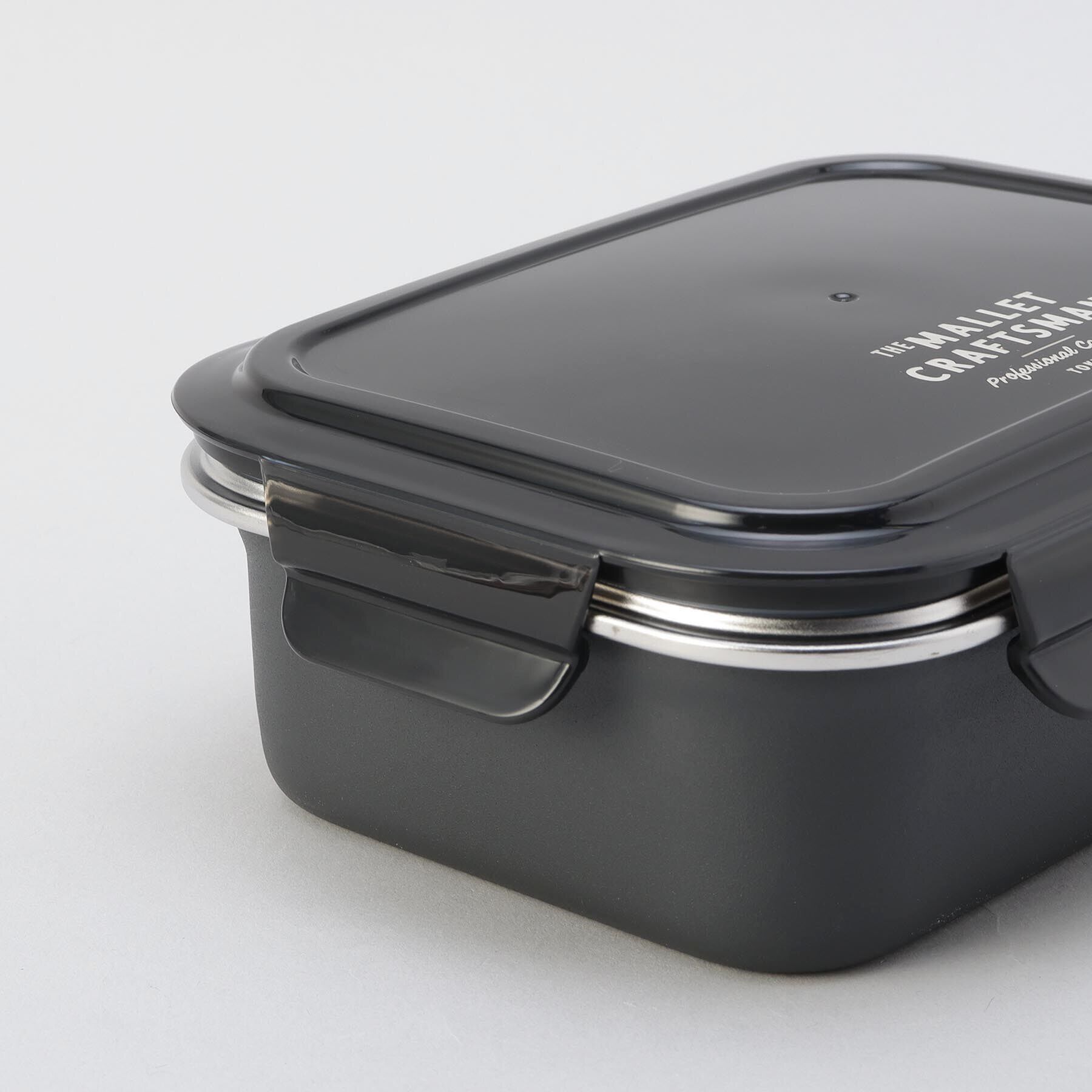 212 KITCHEN STORE「マリット ステンレス4点ロックランチコンテナL BK」|食器・キッチングッズ|