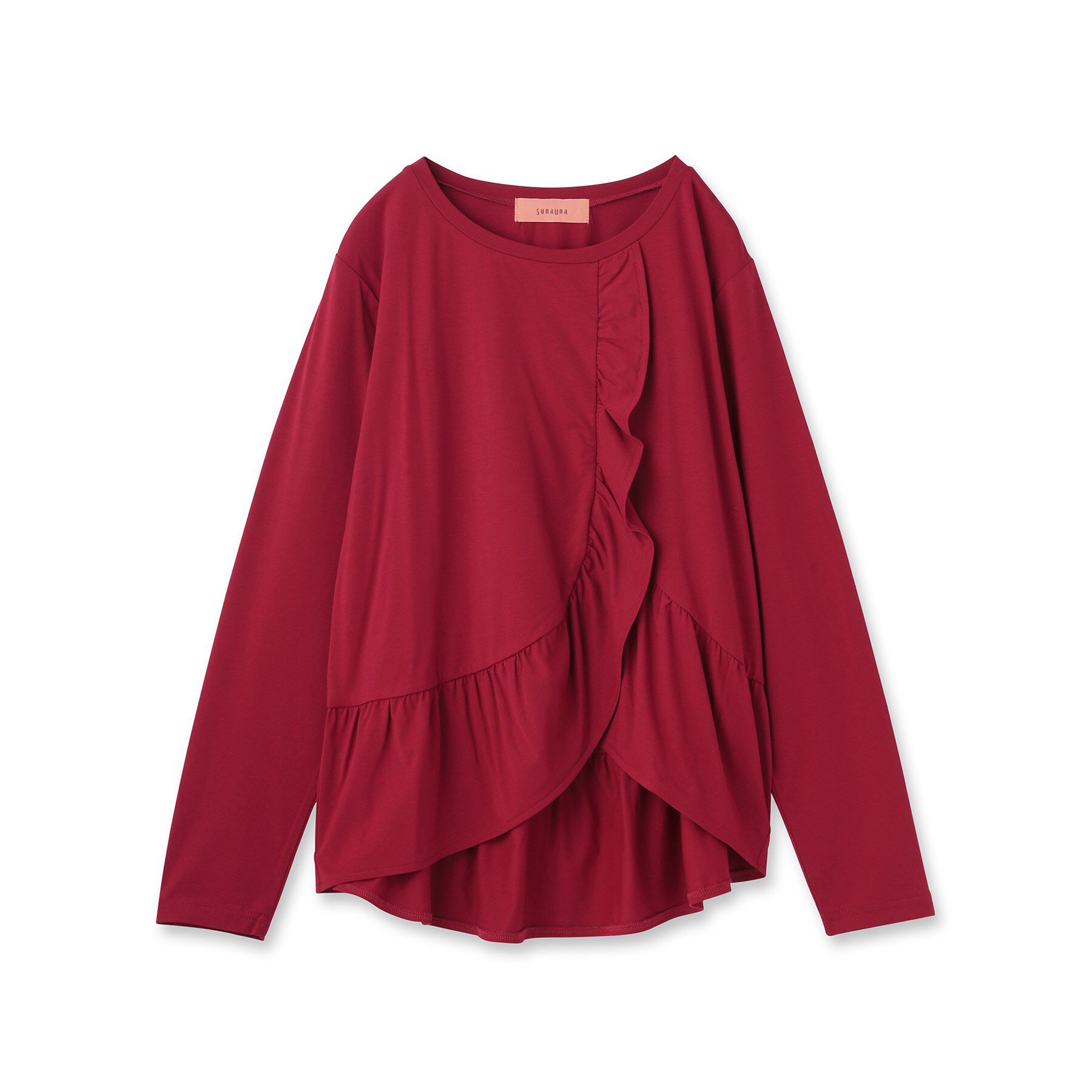 SunaUna「【フリルペプラム】チュニックカットソー」|Tシャツ・カットソー|