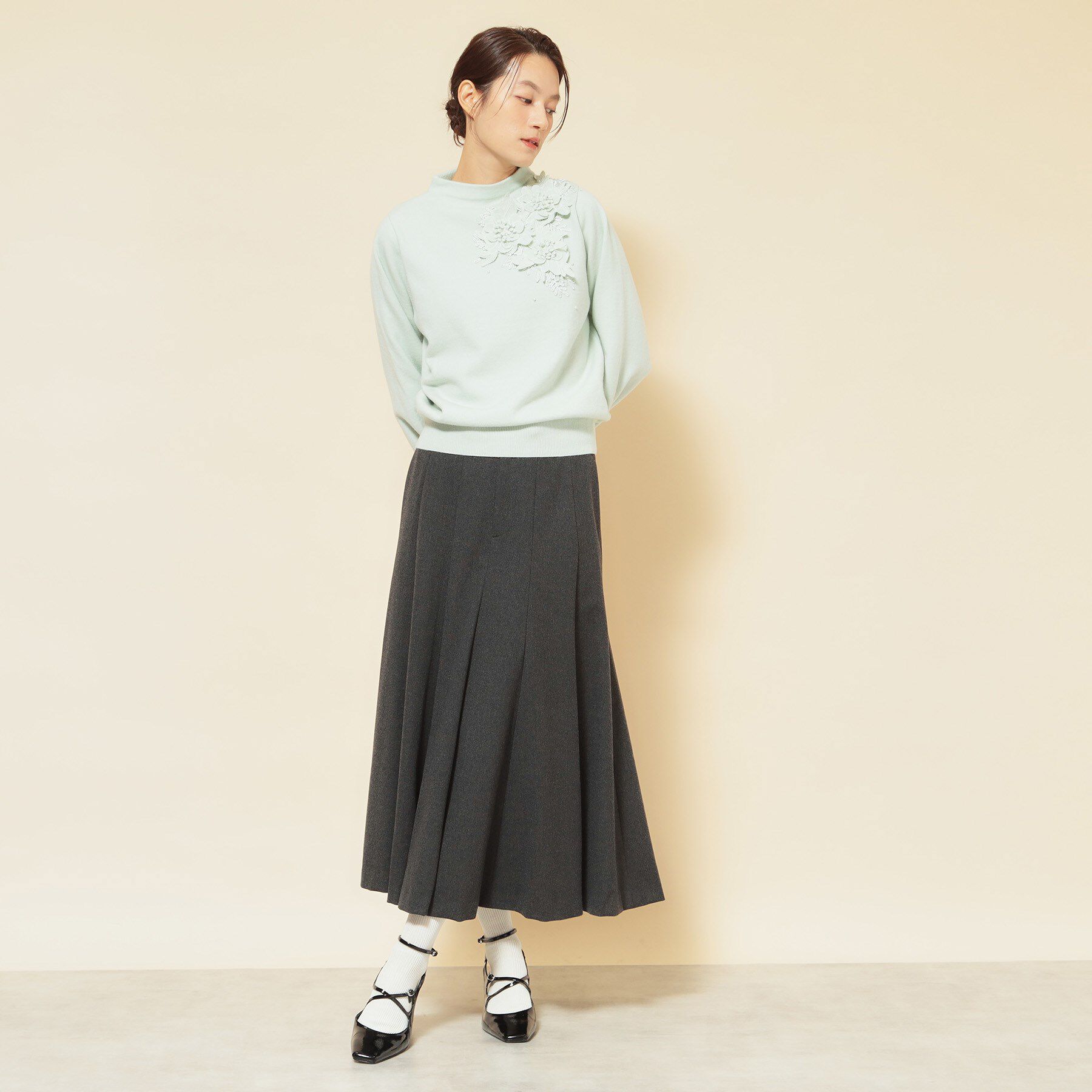 SunaUna「【冬にも活躍！ケミカルレースニット】」|ニット・セーター|