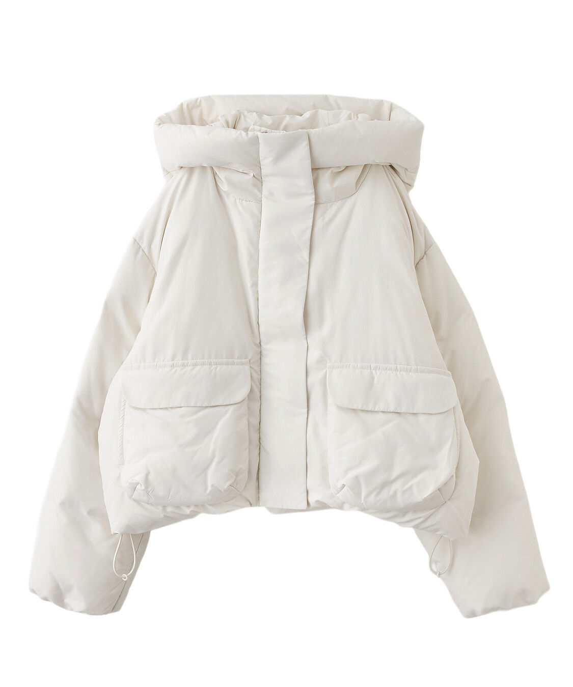 COCO DEAL「ショートフードダウンコート」|ダウン|