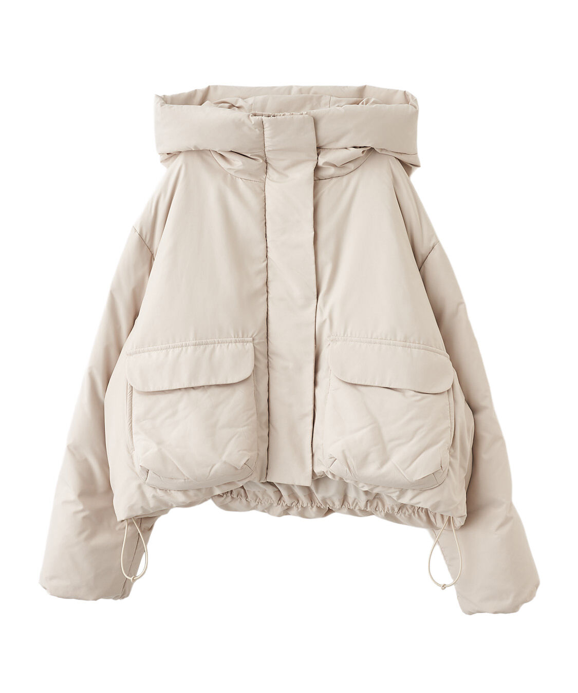 COCO DEAL「ショートフードダウンコート」|ダウン|