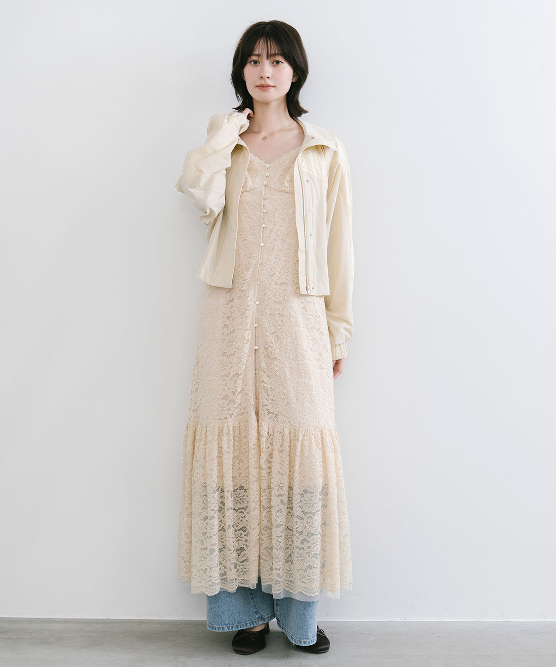 COCO DEAL「レースキャミワンピース」|ワンピース|